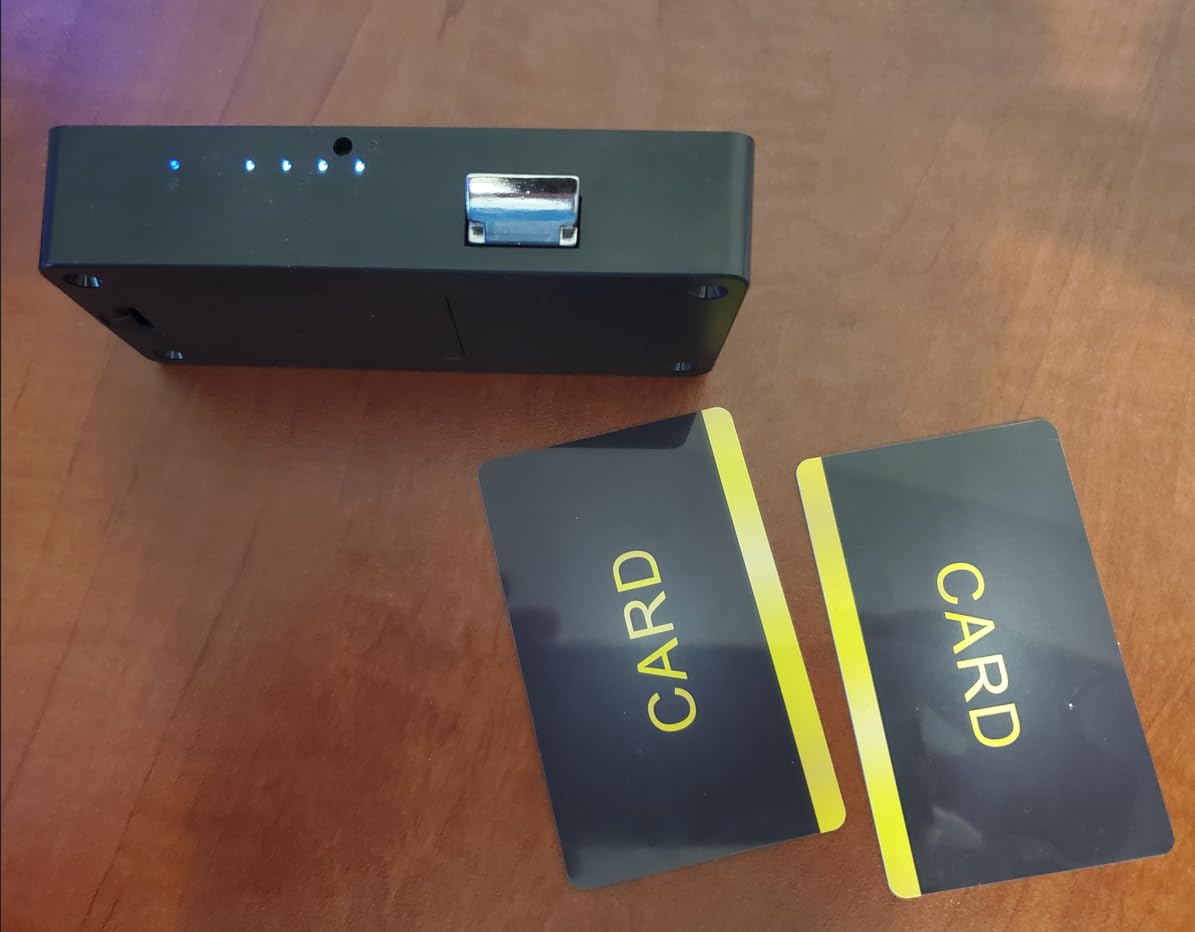 Anweller Smart Cabinet Lock, Hidden No Drill Adhesive Baby Proofing Child Proof Drawer Locks, Keyless RFID Bluetooth Cabinet Locks for Adults File Kitchen Cupboard Closet Liquor - Black customer photo 1