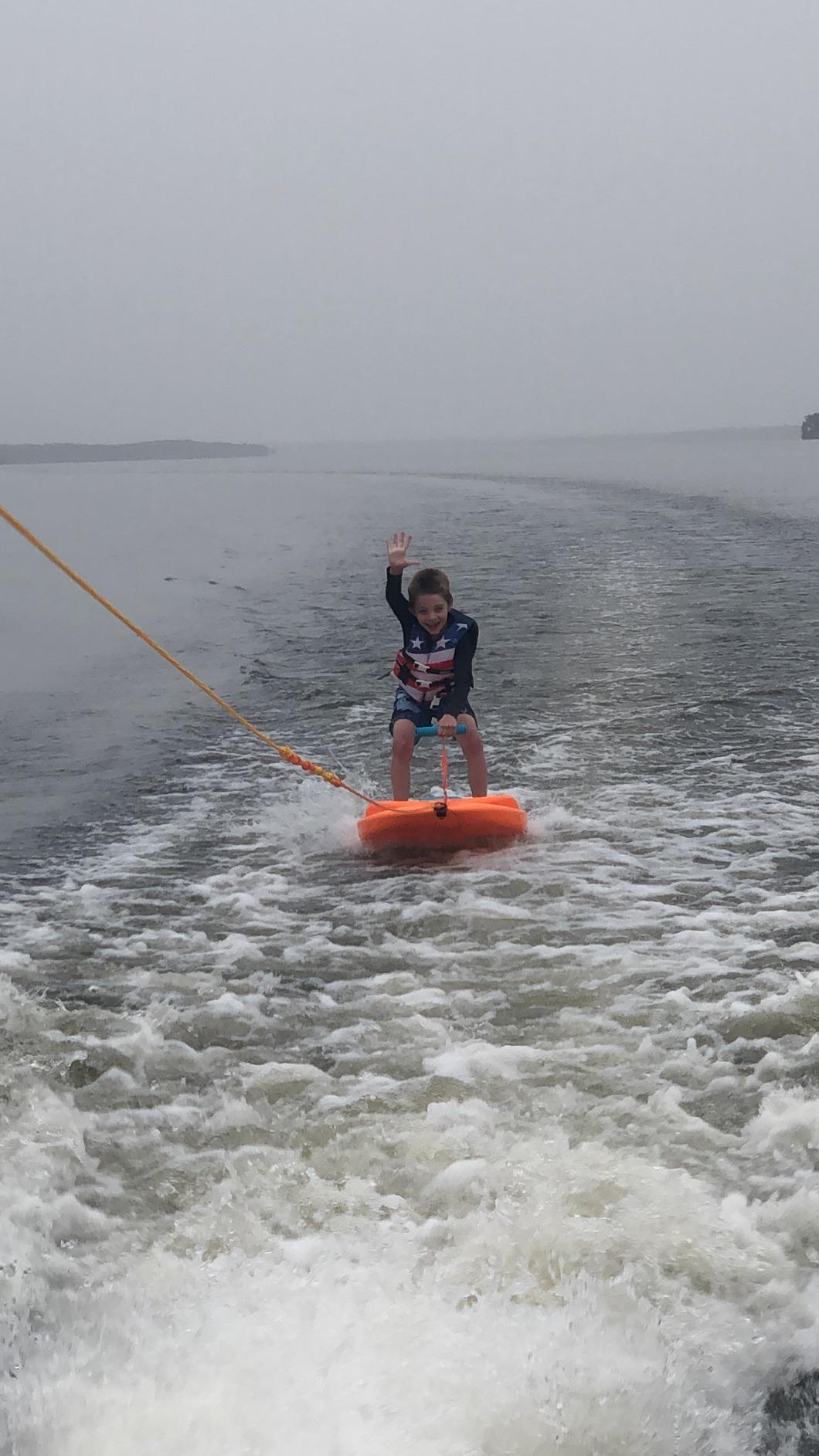 ZUP Coast Board All-in-One Kid's Wakeboard, Trainer Board, Kneeboard, and Water Skis with Rope Handle, Ideal for Water Sports and Boating, Perfect for Beginners and Young Riders customer photo 3