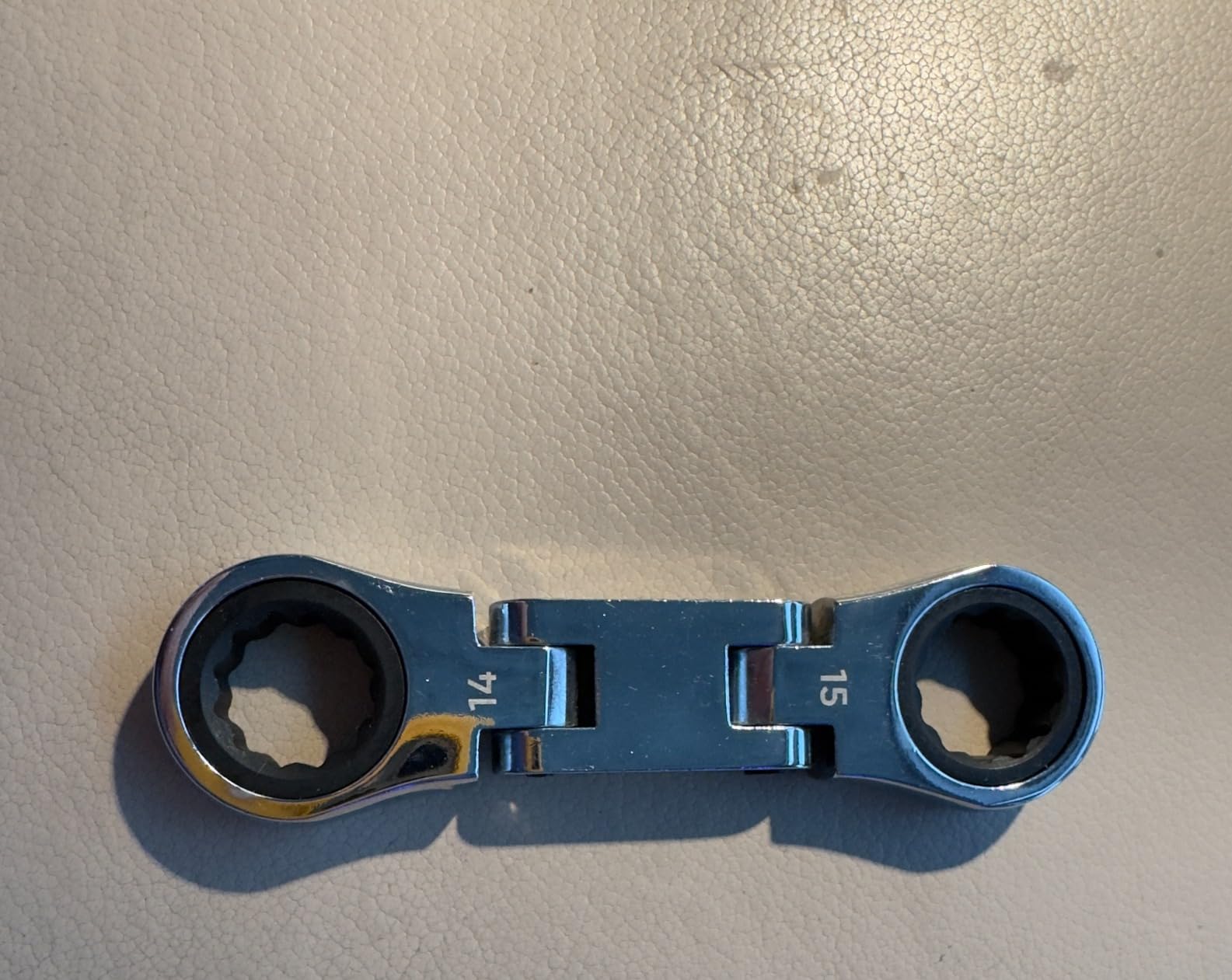 Stubby Wrenches Set, 72-Tooth Flex Head Ratcheting Wrench Set, Compact Double Box End Ratchet Wrench Metric 8-19mm 5 Pieces for Tight Spaces customer photo 1