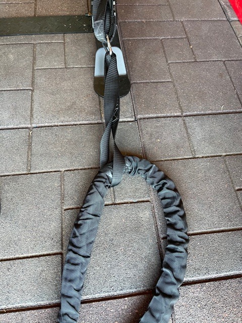 Yes4All Battle Ropes, Workout Rope with Cover, Steel Anchor & Strap Included, Heavy Ropes for Exercise Training - 1.5/2 Inch Diameter, 30, 40, 50 Ft Length customer photo 2