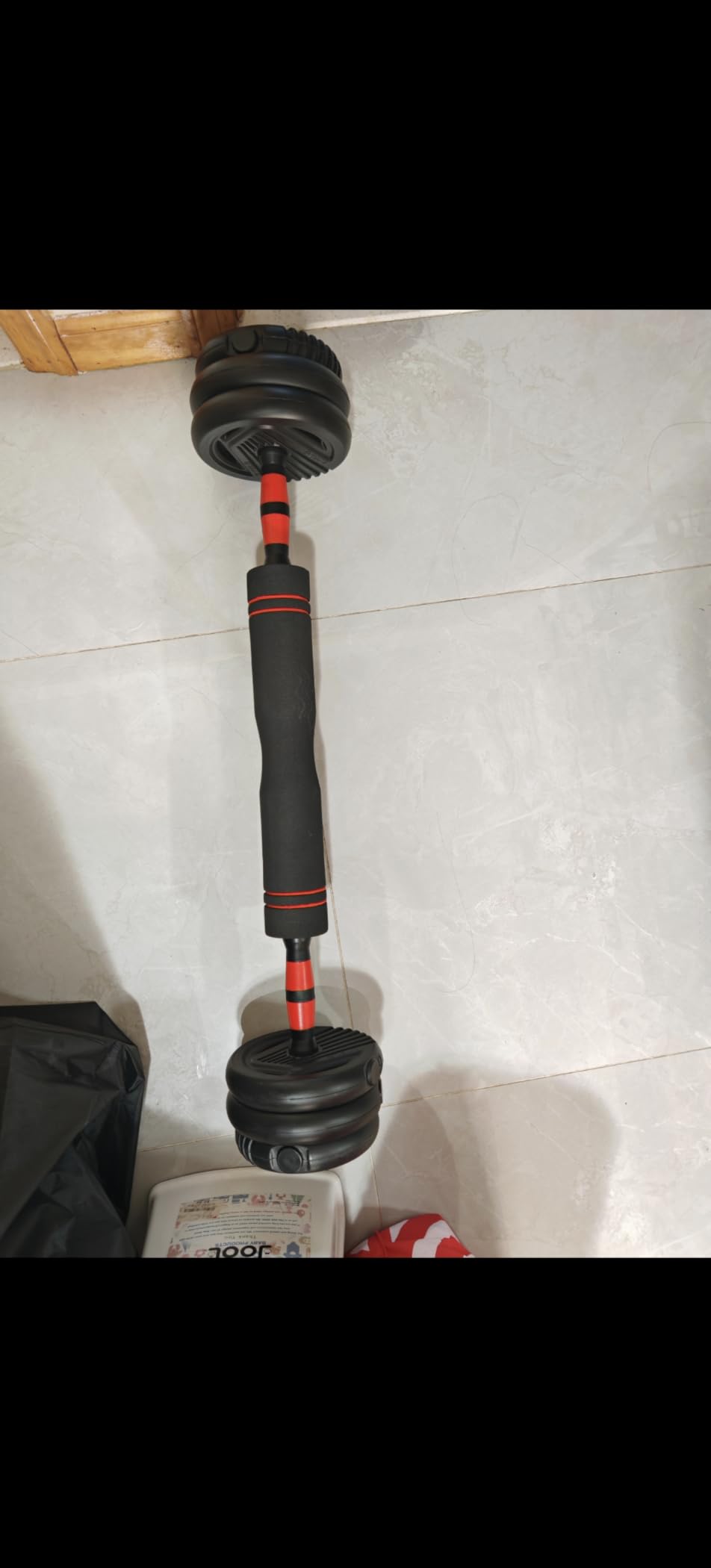 Adjustable Dumbbells, 20/30/45/70/90lbs Free Weight Set with Connector, 5 in1 Dumbbells Set customer photo 1