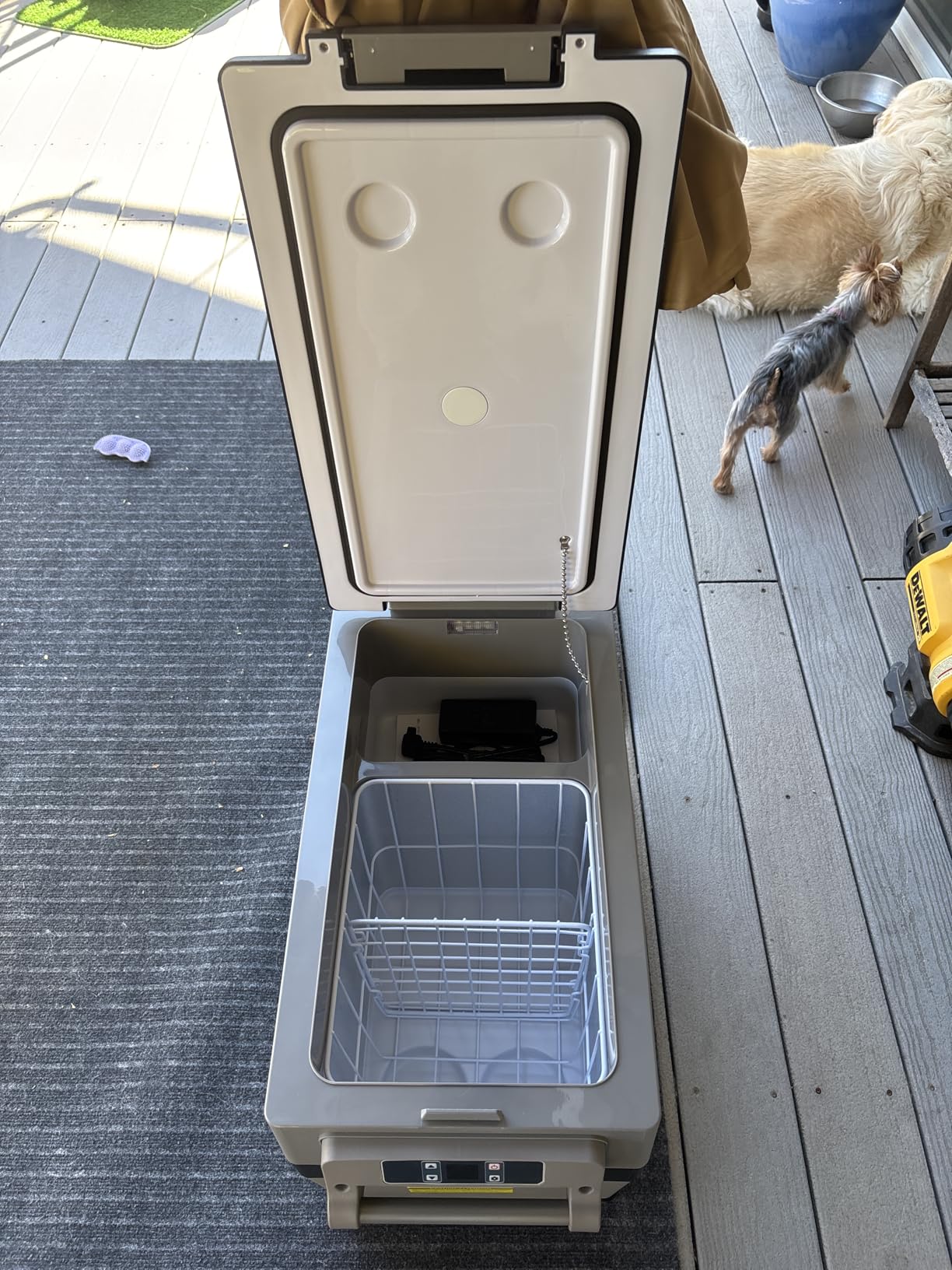 Car Fridge Portable 12V Refrigerator - 48 Quart(45L) Electric Cooler with AC/DC for Truck Van RV Camper SUV, Car Refrigerator Freezer for Camping Boat Travel, APP Control, -4~68°F customer photo 1