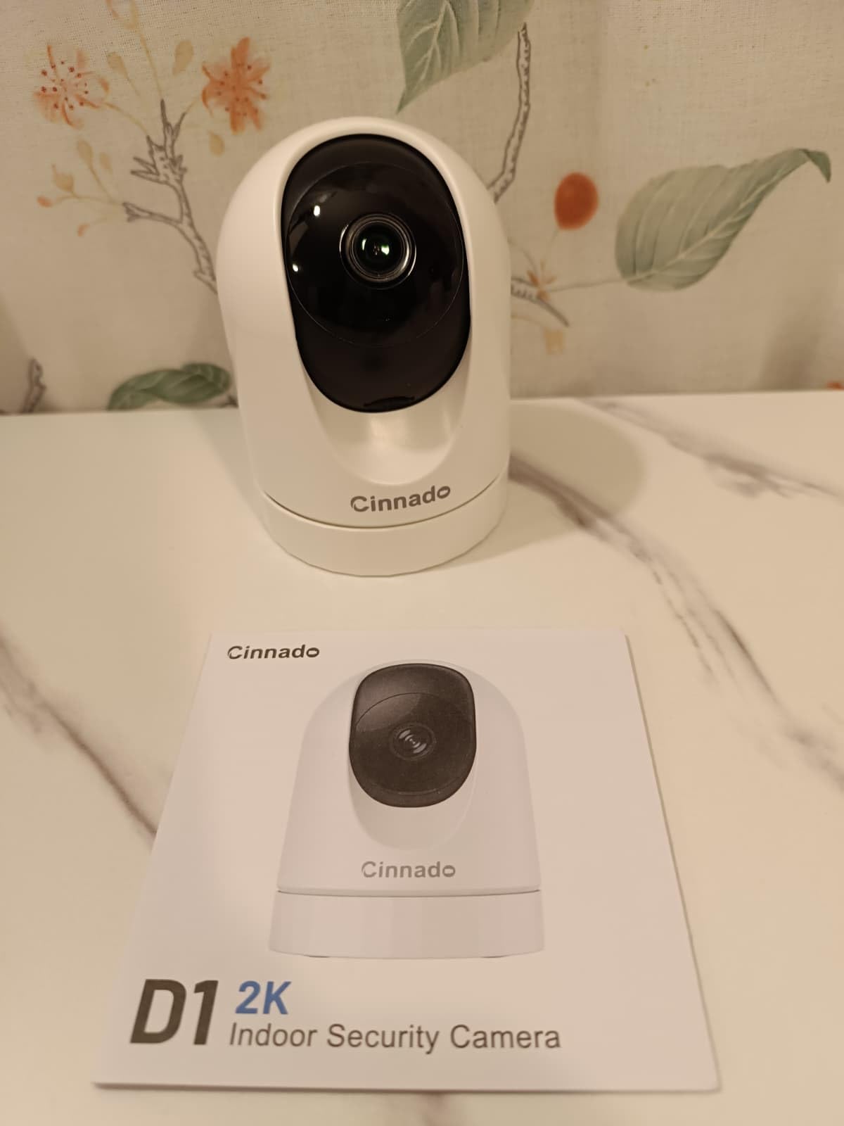 Cinnado 5MP Security Camera Indoor-5G/2.4G Dual WiFi Cameras for Home Security with Audio and Video Ideal for Pet/Nanny/Baby Monitor, 360 Auto Tracking, SD/Cloud Storage, Support Alexa/Google Home, D1 customer photo 2