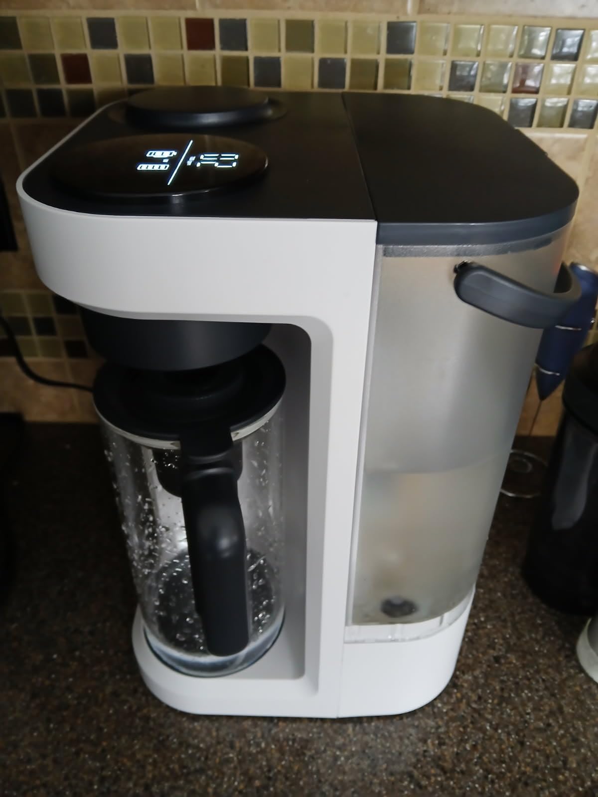 Bluevua RO100ROPOT-Lite(UV) Countertop Reverse Osmosis Water Filter System, 7-Stage Purification with UV and Remineralization, 3:1 Pure to Drain, Portable Water Purifier (Blue) customer photo 1