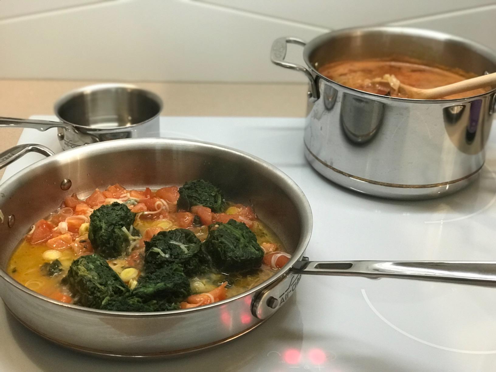 All-Clad Copper Core 5-Ply Stainless Steel Cookware Set, 5 Piece, Induction, Oven Broiler Safe 600F, Pots and Pans, Sauce Pan, Saute Pan, Cookware, Silver customer photo 2