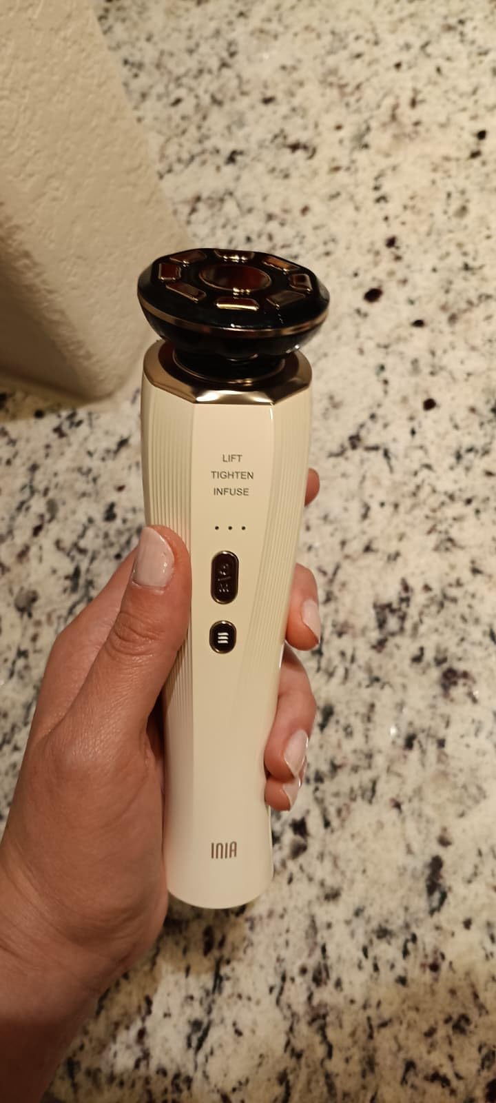 INIA 3-in-1 Red Light Therapy for Face and Neck - Skin Firming Beauty Device customer photo 1