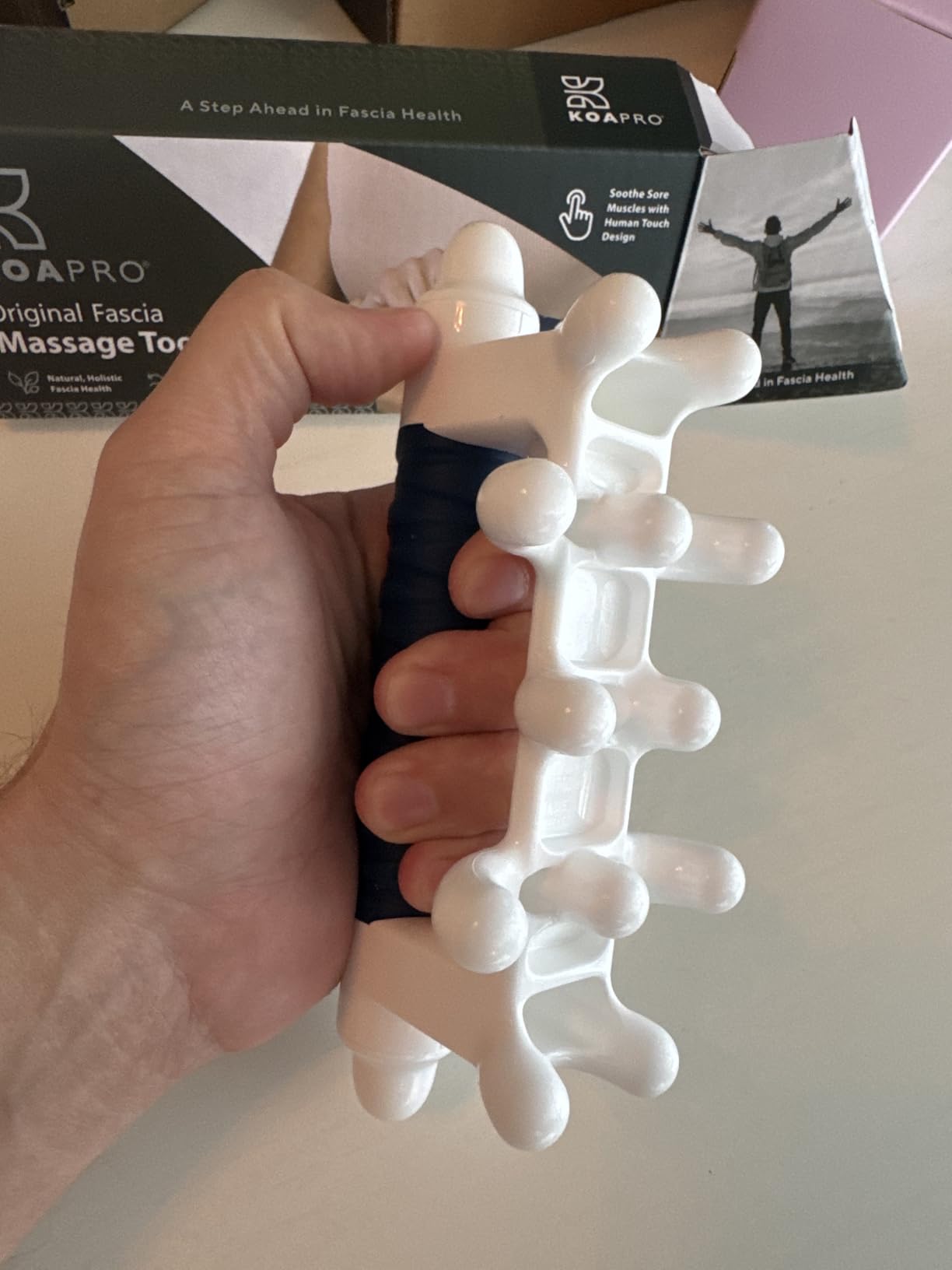 KOAPRO Psoas and Hip Hook Release Tool for Iliacus and Hip Flexor; Alleviate Pain and Tension, Targeted Deep Tissue Massager for Back, Core, Iliopsoas, Piriformis etc., Boost Relief and Recovery customer photo 1