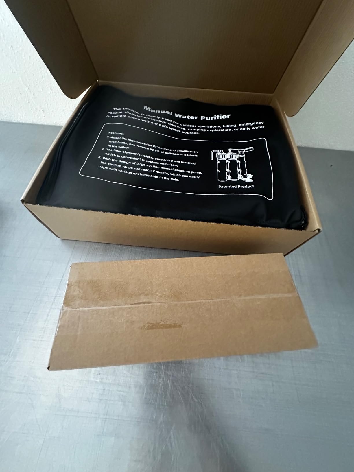 Pro Water Purifier Water Purification System for Survival - High-Volume Hand Pump Portable Water Filter for Camping, Hiking, Hunting, Emergency Preparedness - 3-Stage Water Filtration System customer photo 2