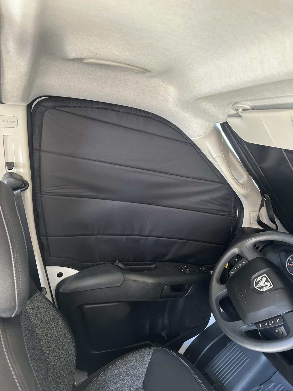 Living in a Bubble Insulated Blackout Window Covers for RAM Promaster 2014-Current (Driver/Passenger Door 2014-Current) customer photo 2