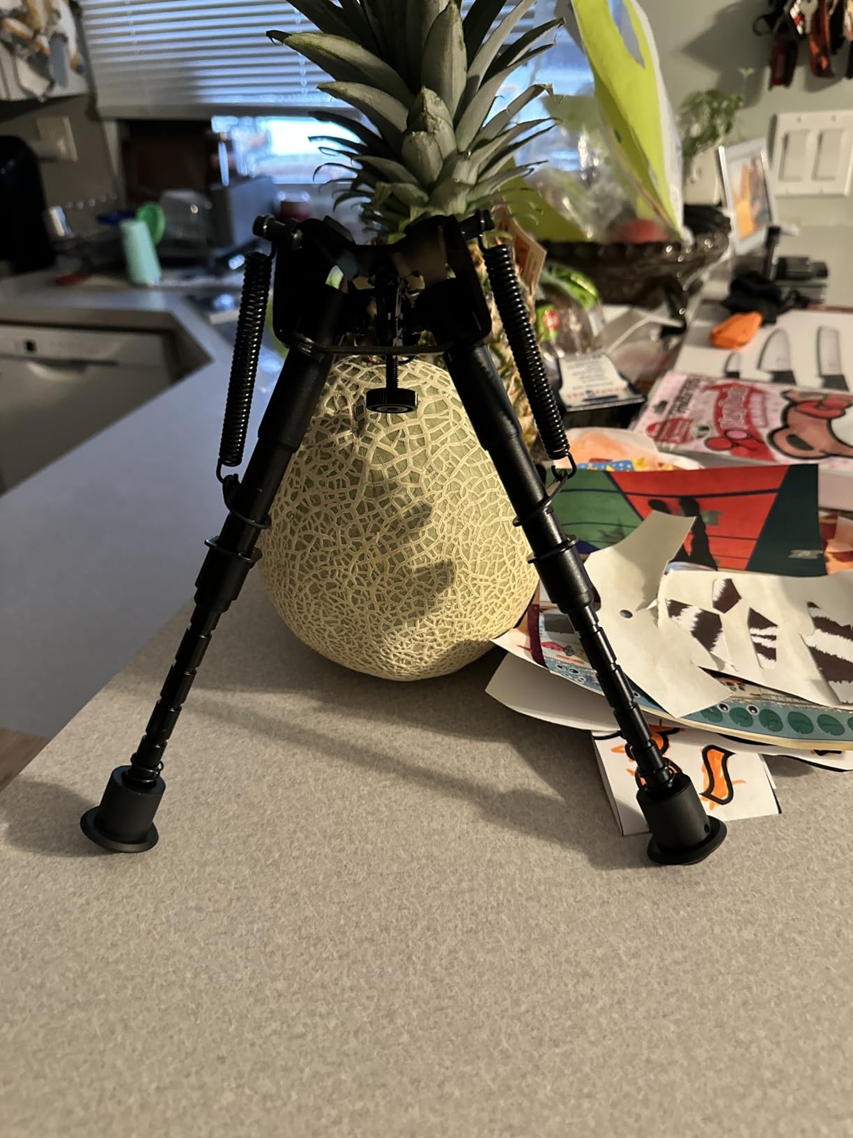 Besrilien Rifle Bipod Sling Swivel Stud Mount 6-9 Inches Bipods for Rifles Heavy Duty customer photo 2