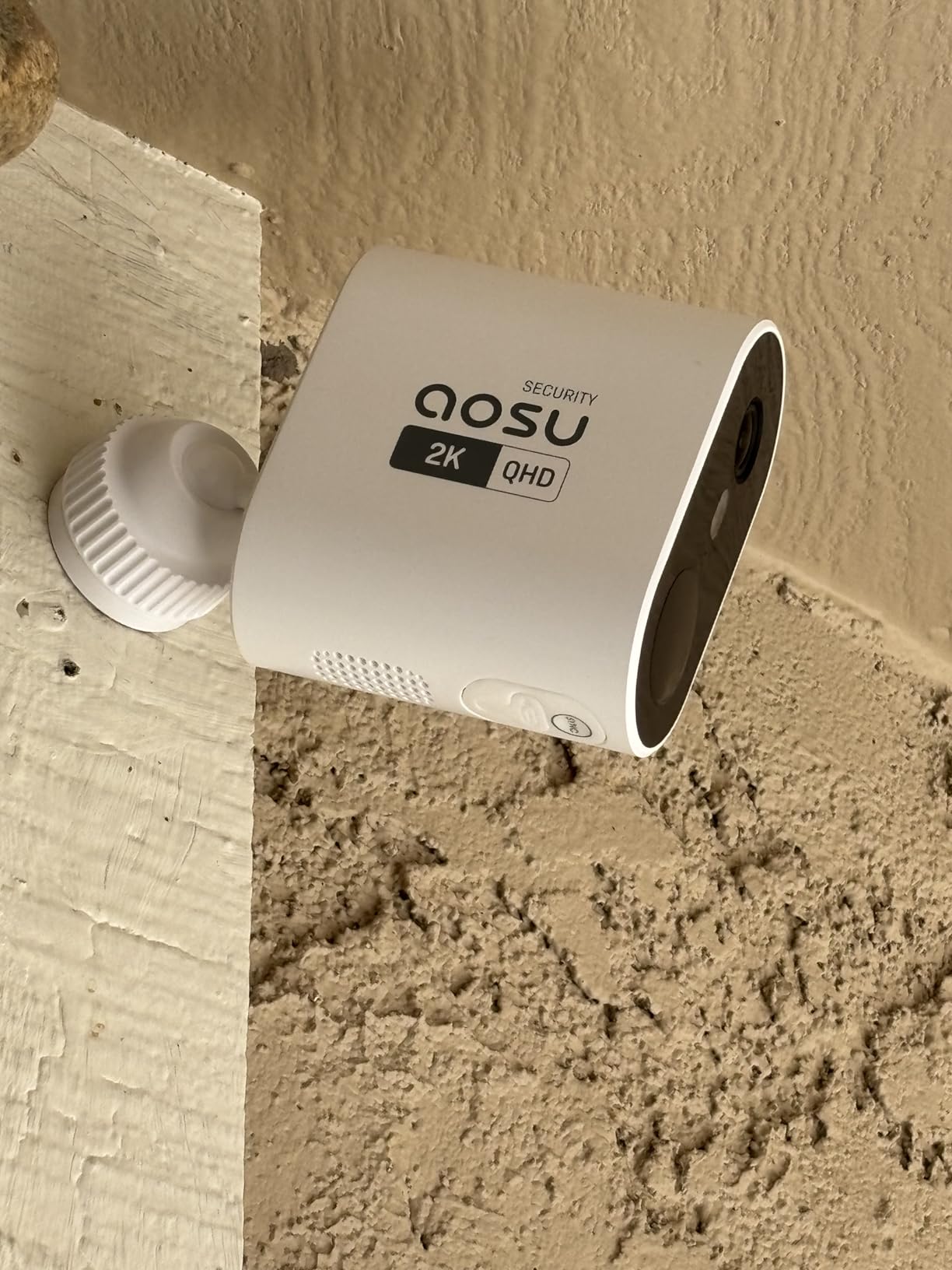 aosu Security Cameras Outdoor Wireless, 4-Cam-Kit, 166° Ultra-Wide-Angle, Battery Powered, No Subscription Required, Home Security Cameras System with 2K Color Night Vision, Spotlight, Motion Alert customer photo 1