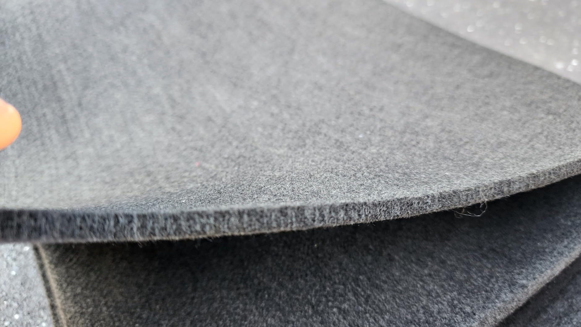 Matace Welding Blanket Fireproof 40x40 Inch Carbon Felt Soldering Mat & Pad, 5mm Flame Retardant Fabric, Heat Shield for Brazing, Automotive Repair, Grill & Smoker, HVAC Plumbing, Black customer photo 2