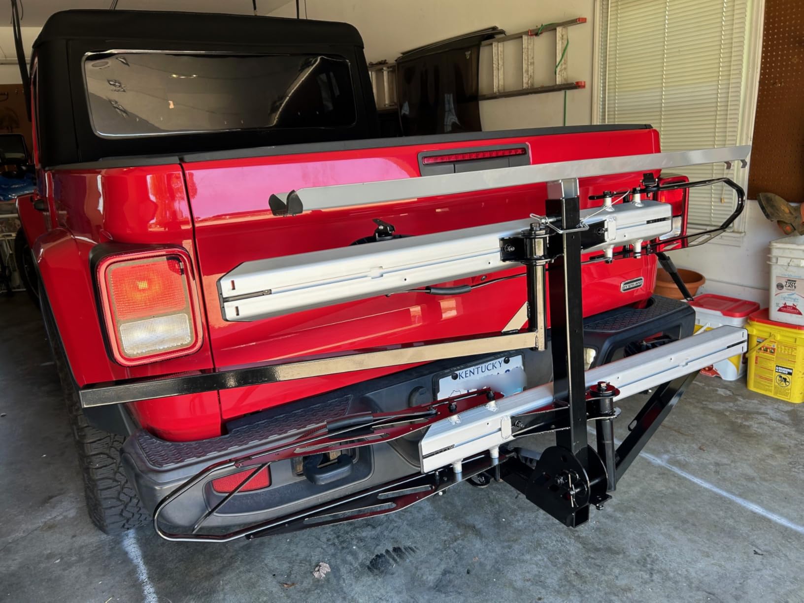 Young Hitch Mount Bike Rack with Ramp, 200 lbs. Capacity for 2 E-Bikes, Fat Tire and Standard, fits Cars, SUVs, RVs, Trailers with 2 Inch Receiver customer photo 1