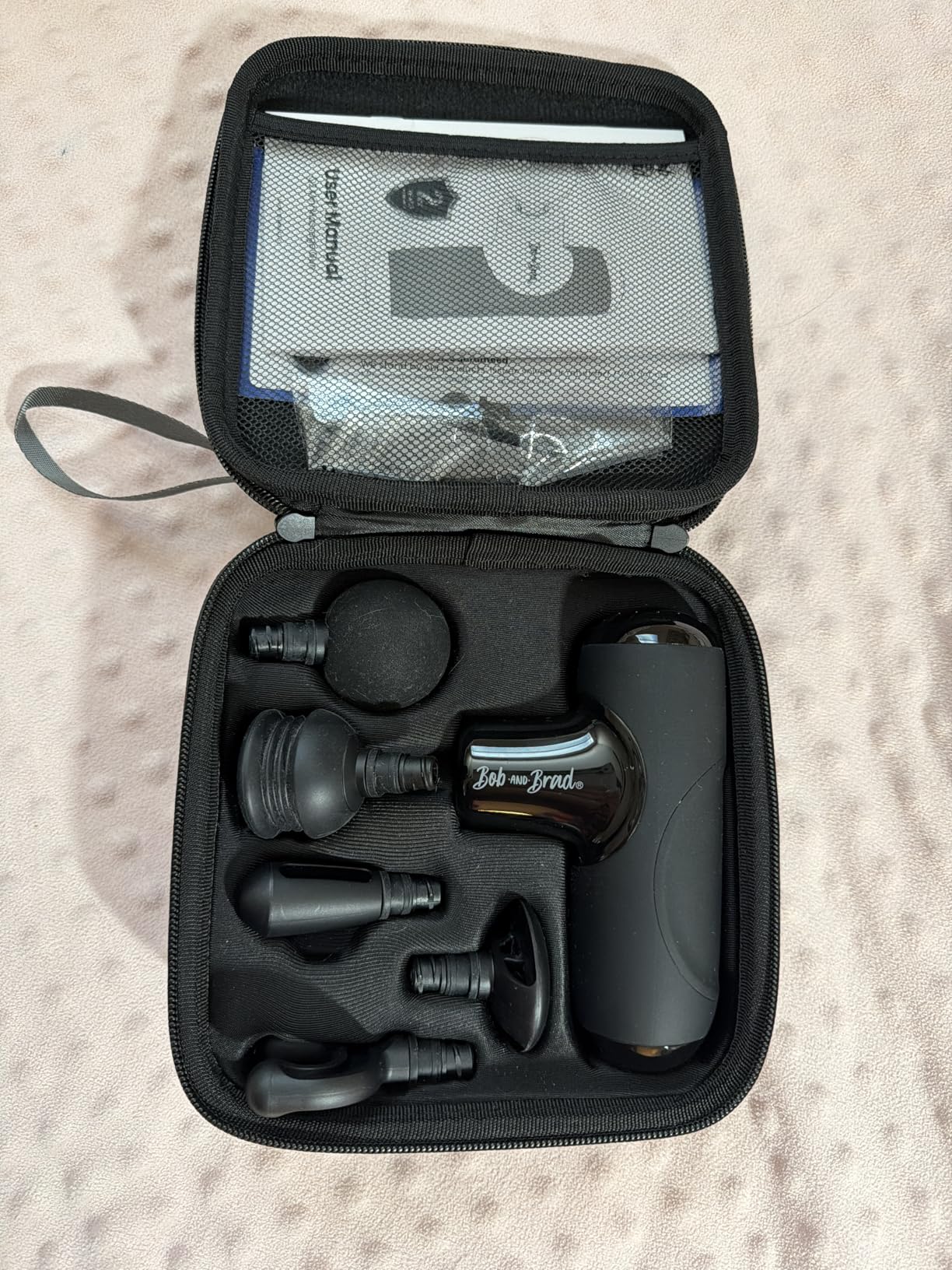 BOB AND BRAD Q2 Pro Mini Massage Gun with Heat and Cold, Pocket-Sized Deep Tissue Massager, HSA Portable Percussion Muscle Massager, Ultra Small & Quiet Muscle Massager, FSA Eligible customer photo 2