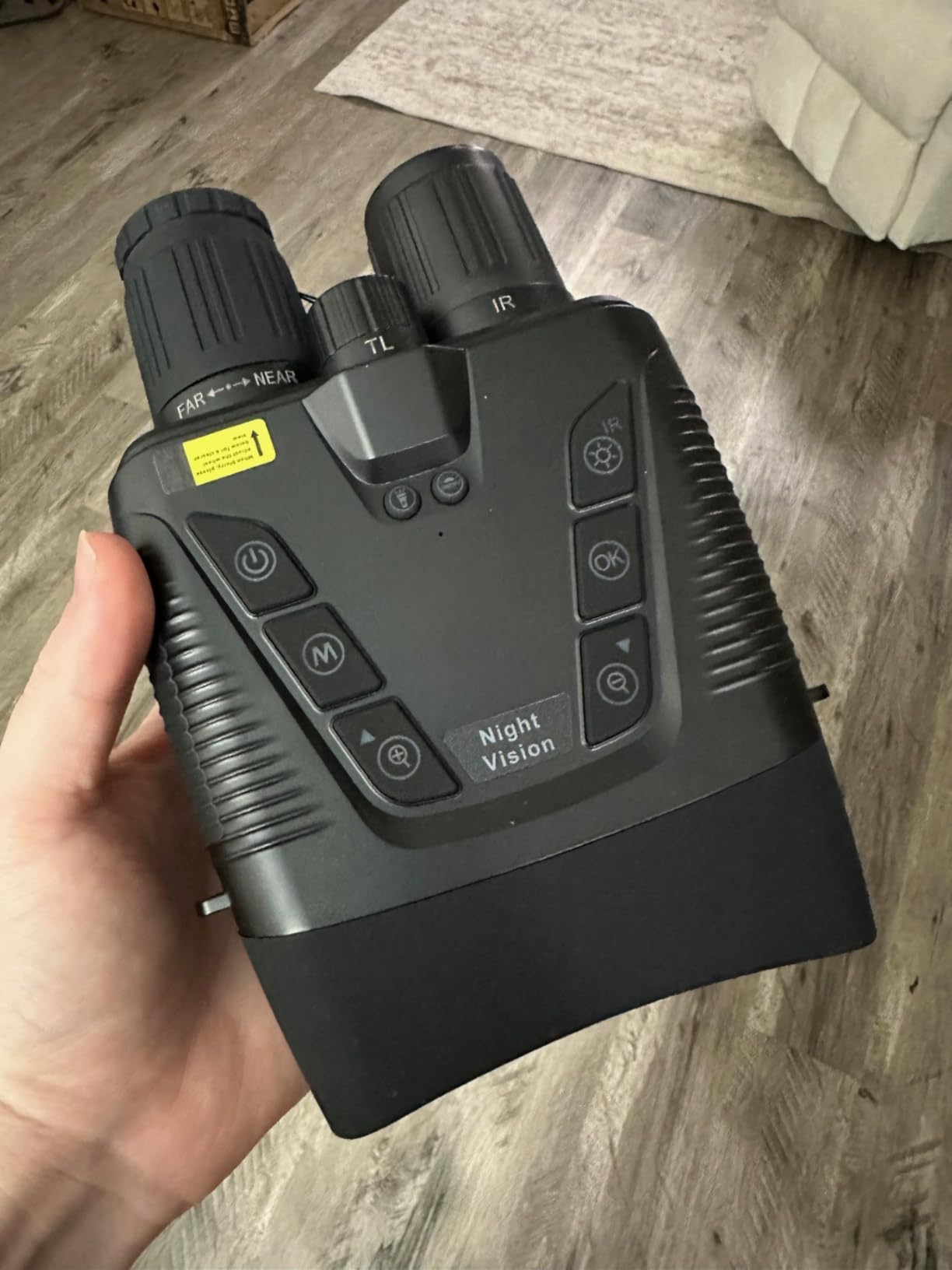 Night Vision Goggles, 58MP Full-Color 4K Night Vision Binoculars for Adults with 10000mAh Fast Charging Battery, 64GB Card, 3.99