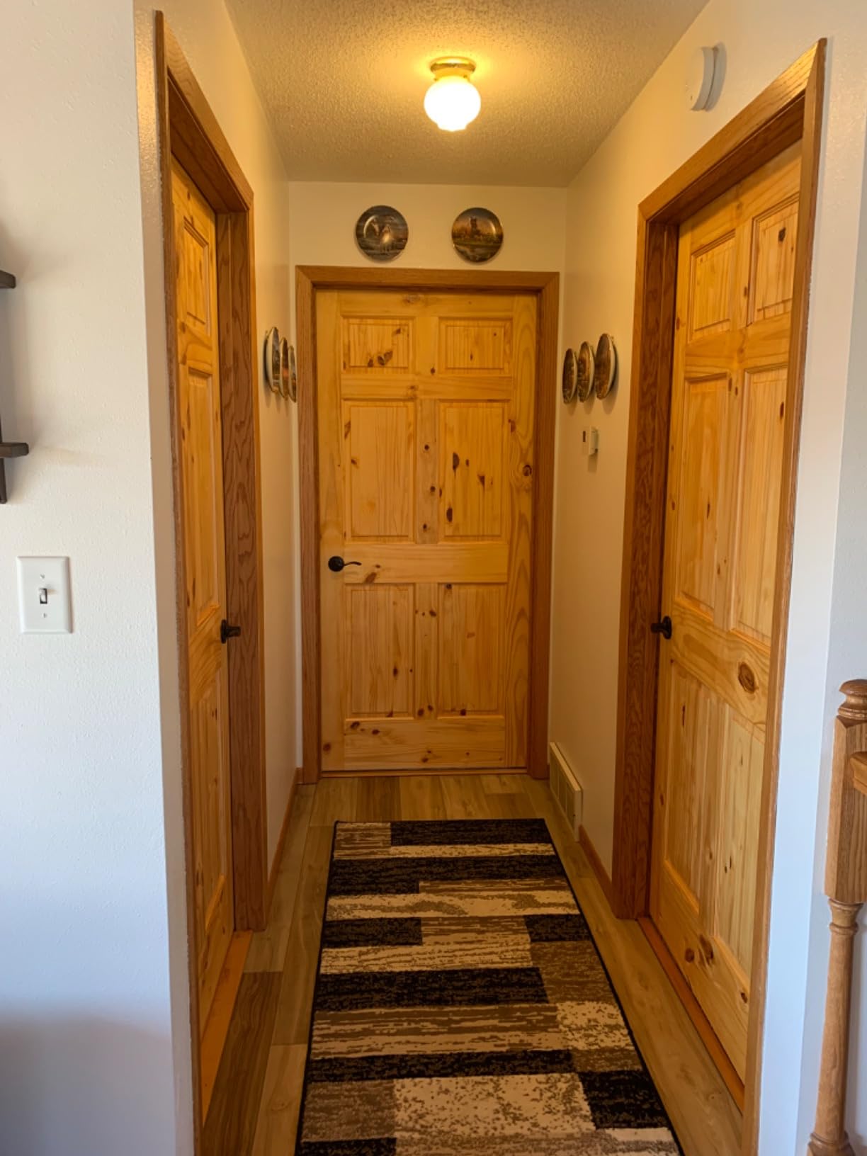 Kwikset Balboa Interior Privacy Door Handle with Lock, Door Lever for Bathroom and Bedroom, Antique Brass Reversible Keyless Turn Lock, with Microban Protection customer photo 2