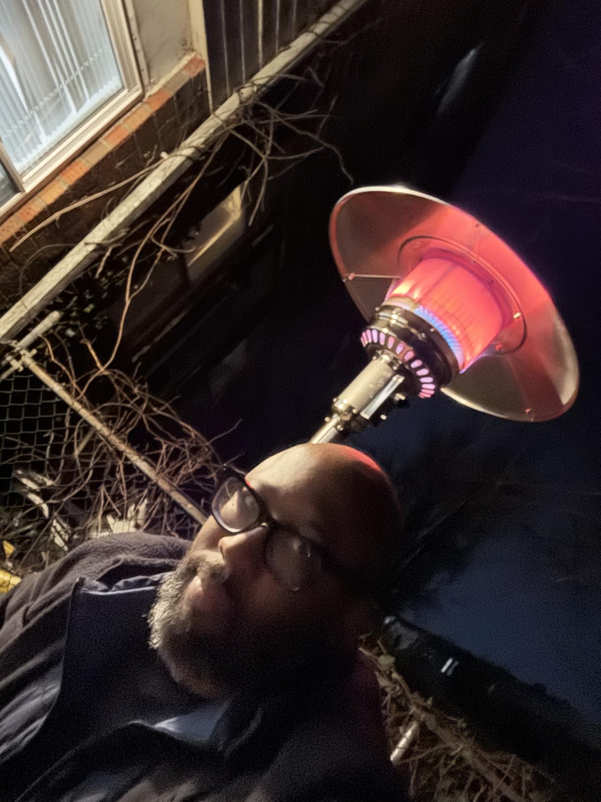 EAST OAK 55,000 BTU Patio Heater with Sand Box, Table Design, Thicker Stainless Steel Burner, Wheels, Triple Protection System, Propane Outdoor Heater for Home and Residential, Commercial Grade, Brown customer photo 1