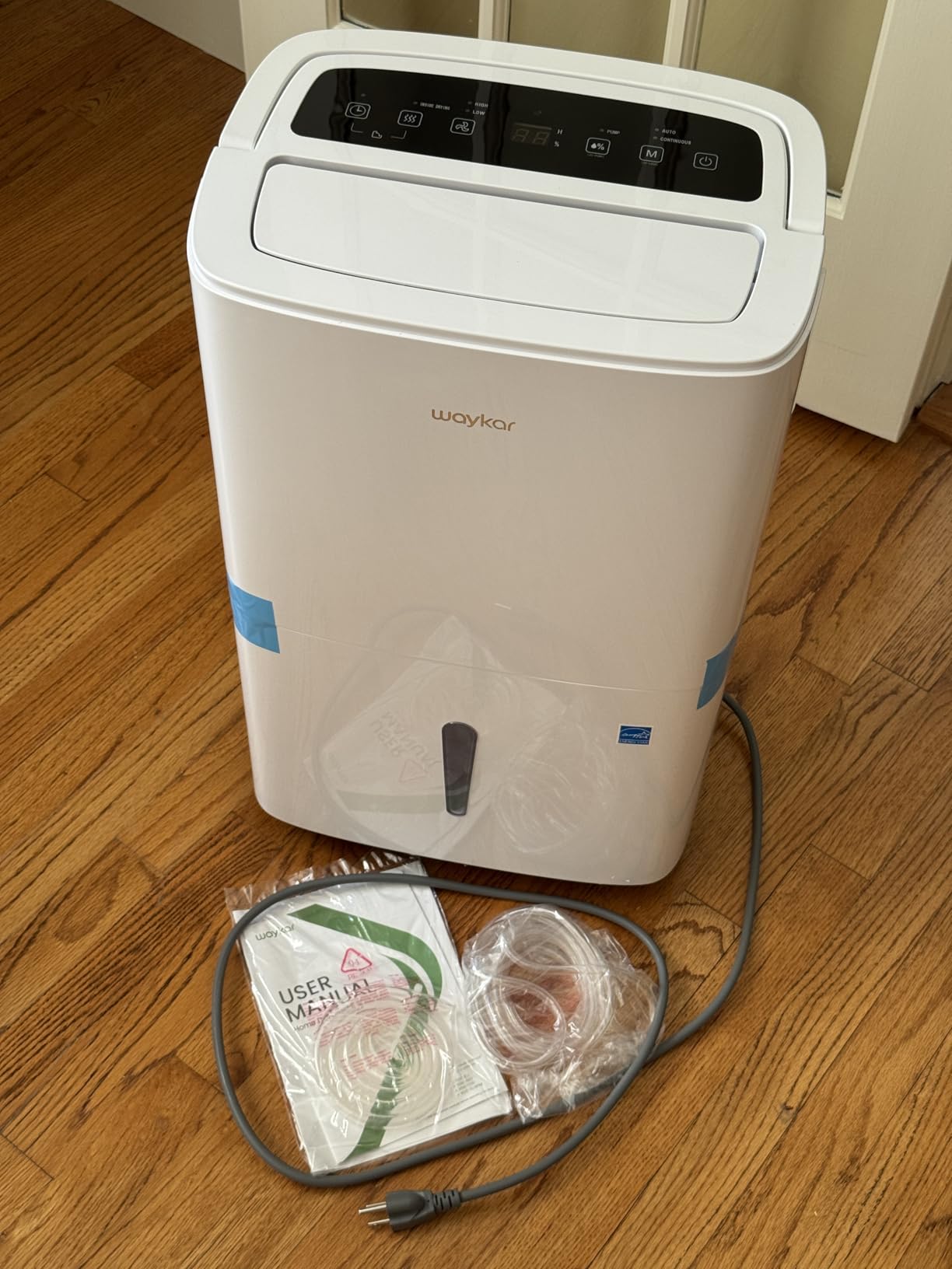 Waykar 150 Pints 2025 Energy Star Dehumidifier with Pump for Spaces up to 7,000 Sq. Ft at Commercial and Industrial Large Room, Warehouse, Home, Basement, with Drain Hose, Auto Defrost, Self-Drying customer photo 1