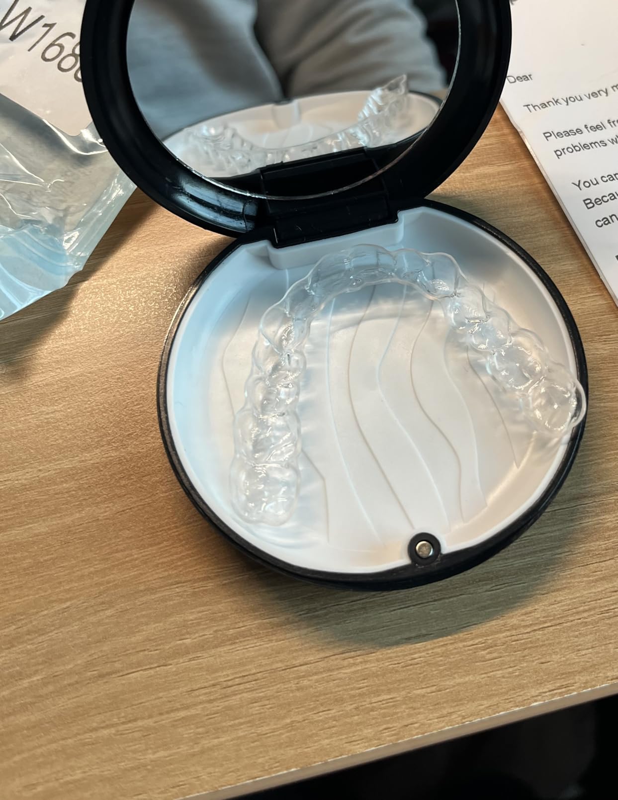 Custom Night Guard, Custom Mouth Teeth Guards Against Teeth Grinding/Clenching Dental Retainer for TMJ Relief and Bruxism (One Upper Guard) customer photo 2