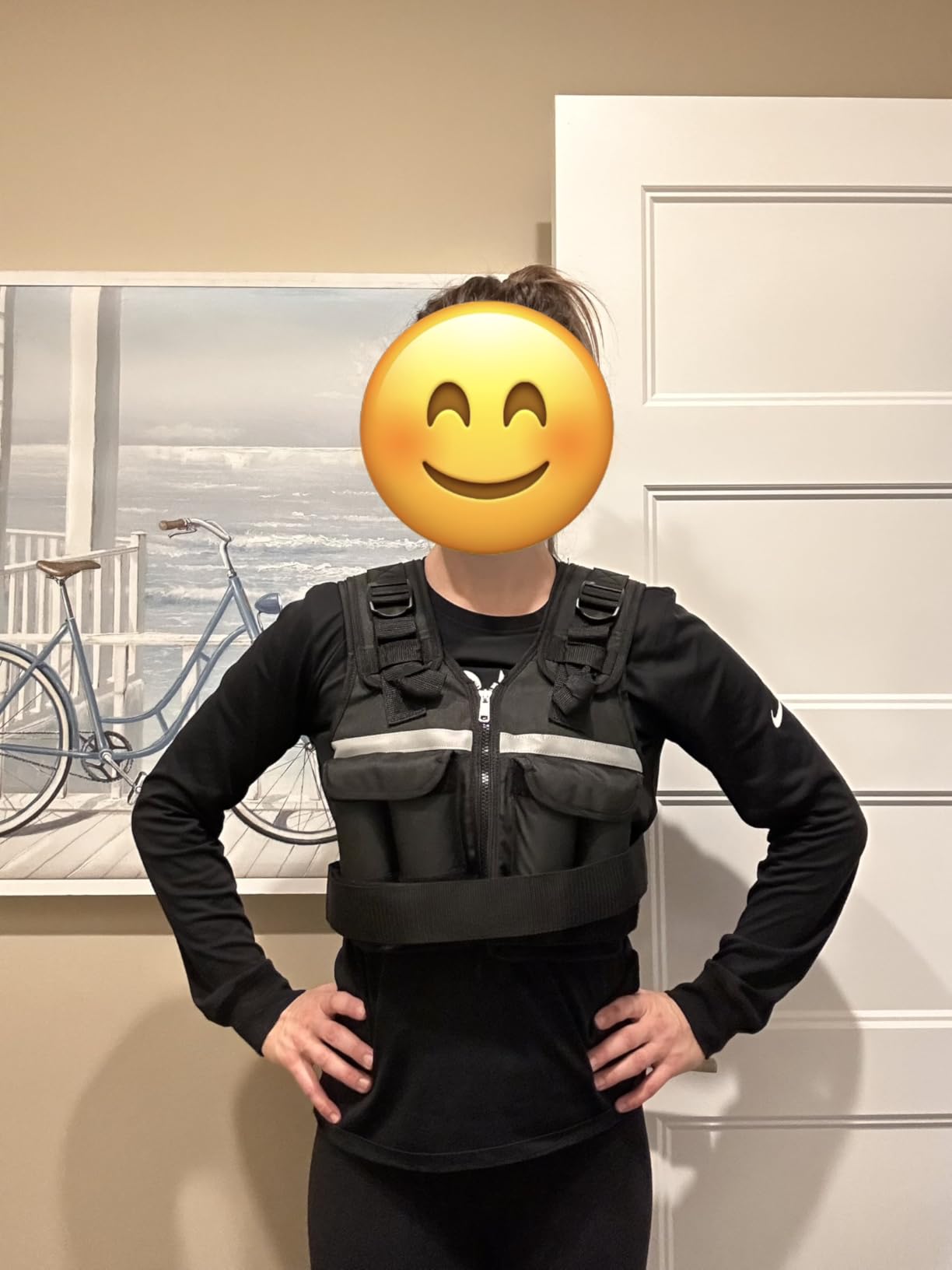 Sportneer Adjustable Weighted Vest Weights: 2-18 lbs/2-40 lbs Washable Weight Vest for Walking 16 In 1 Fast Adjust Rucking Vest for Women and Men Home Gym Running Jogging Strength Training Vests customer photo 2