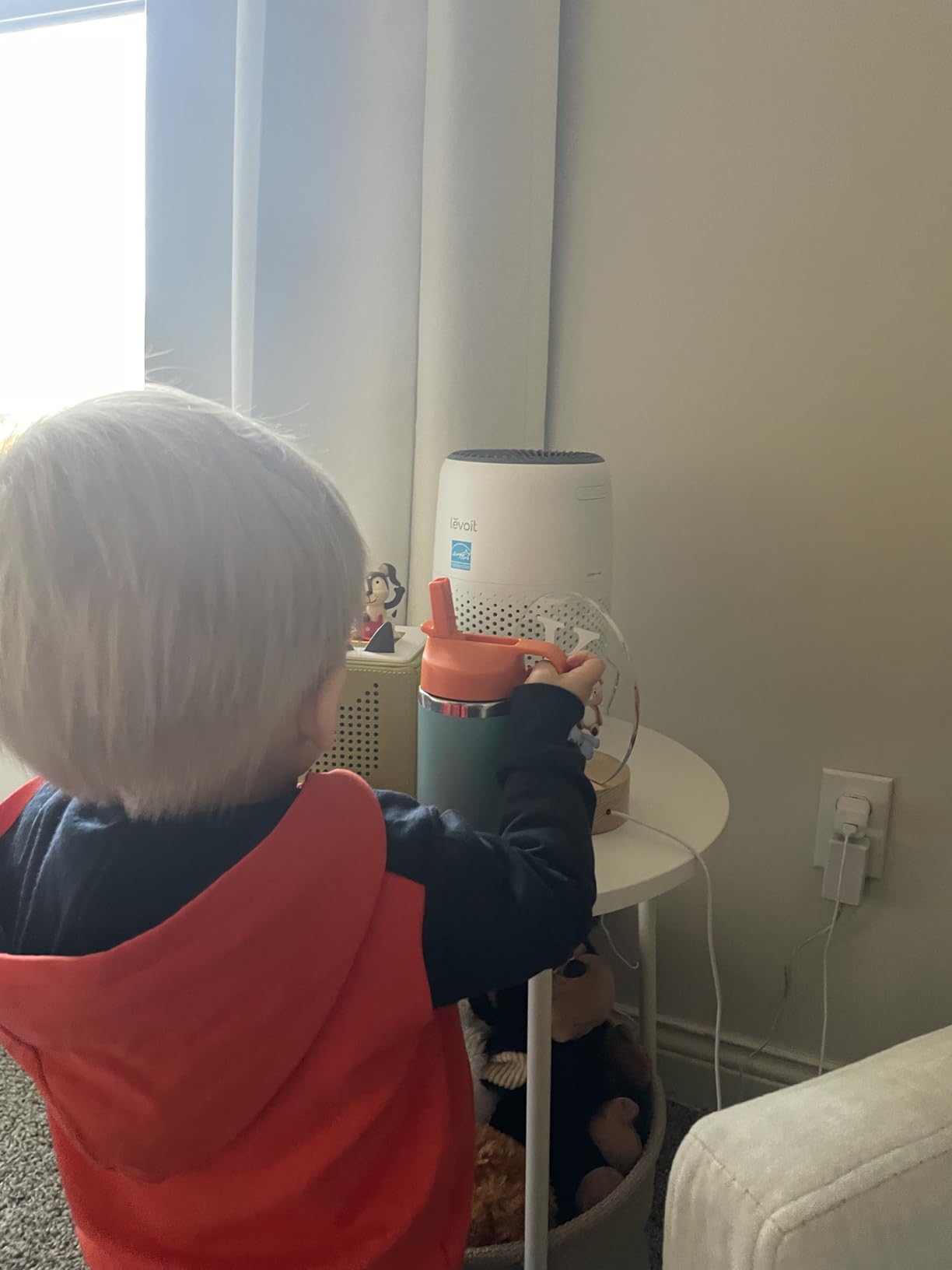 Hydro Flask Kids Water Bottle for School - Stainless Steel and Insulated with Straw Cap - 12 Oz in Seaspray Blue customer photo 1