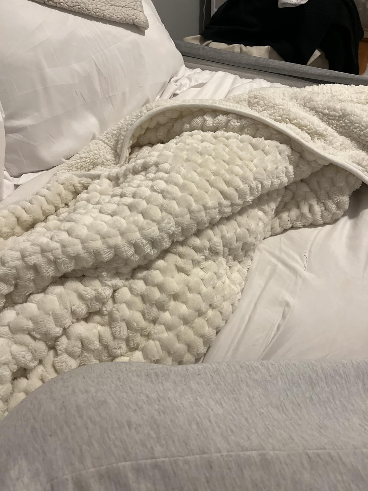 Wemore Fleece Weighted Blanket for Adults (60