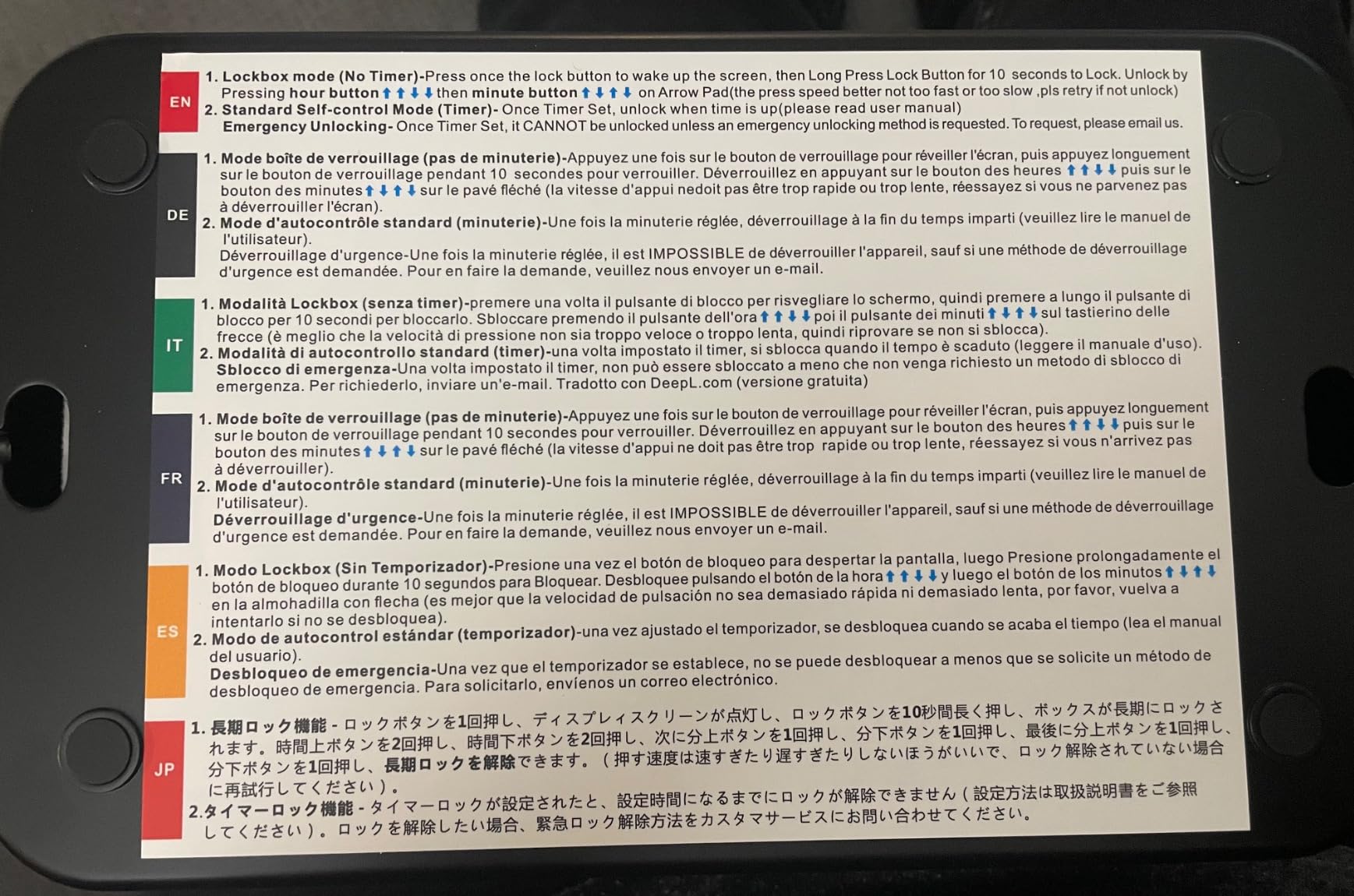 ySky Safe Timed Lock Box, Phone Lock Box with Timer Unplug from Phones,Video Games,Social Media,Snacks&Cravings,Self-Control Lockable Storage Box, Phone Locker Time Locking Container for Better Habits customer photo 2
