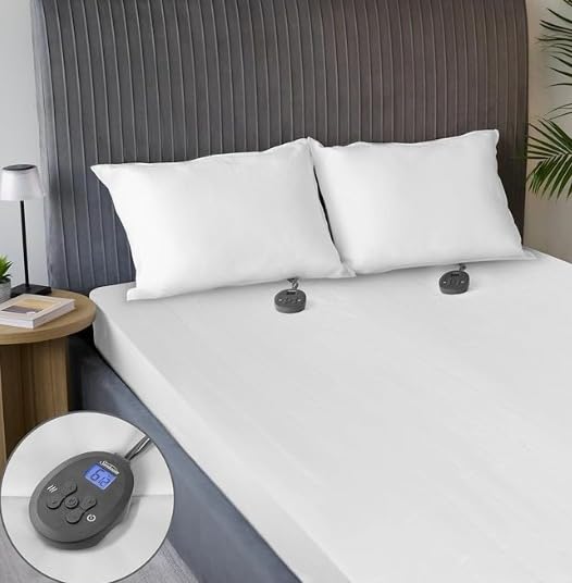 Sunbeam Electric Restful Quilted Heated Mattress Pad Queen 80