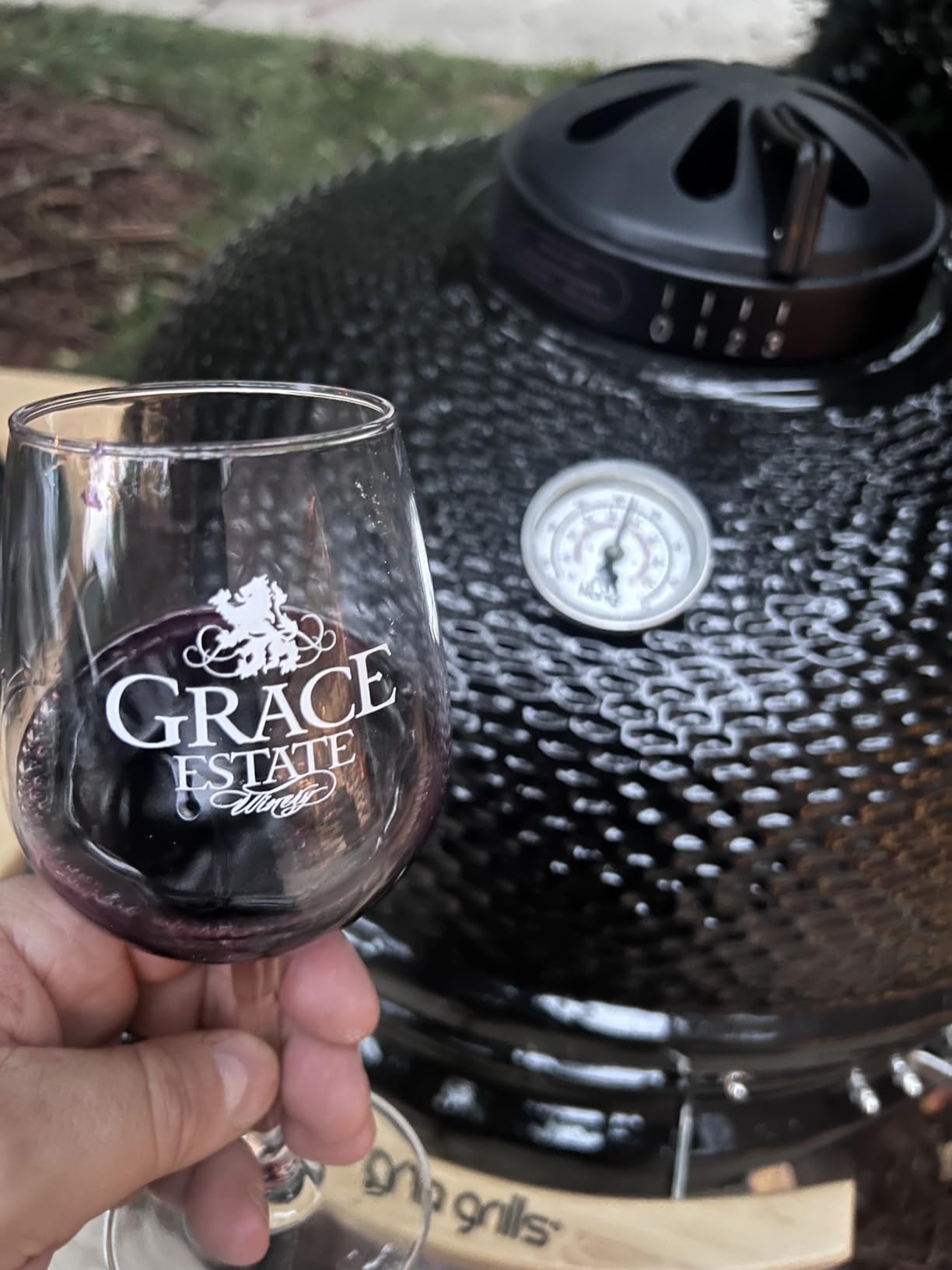 GRILLA Kong Ceramic Kamado Grill with Adjustable Vent, Ceramic Construction, 600 Square Inches of Cook Space for Outdoor Cooking, Grilling, Outdoor Grilling customer photo 1