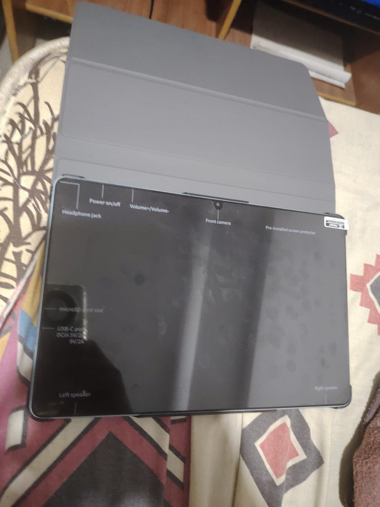 Android 16 Tablet,11 Inch Tablets with Octa Core Processor, 28GB RAM 128GB ROM 1TB Expand, Widevine L1, 8000mAh Battery, 2.4/5Ghz Dual WiFi/GPS/FM, 5/8MP Cameras, Case Included, Black customer photo 2