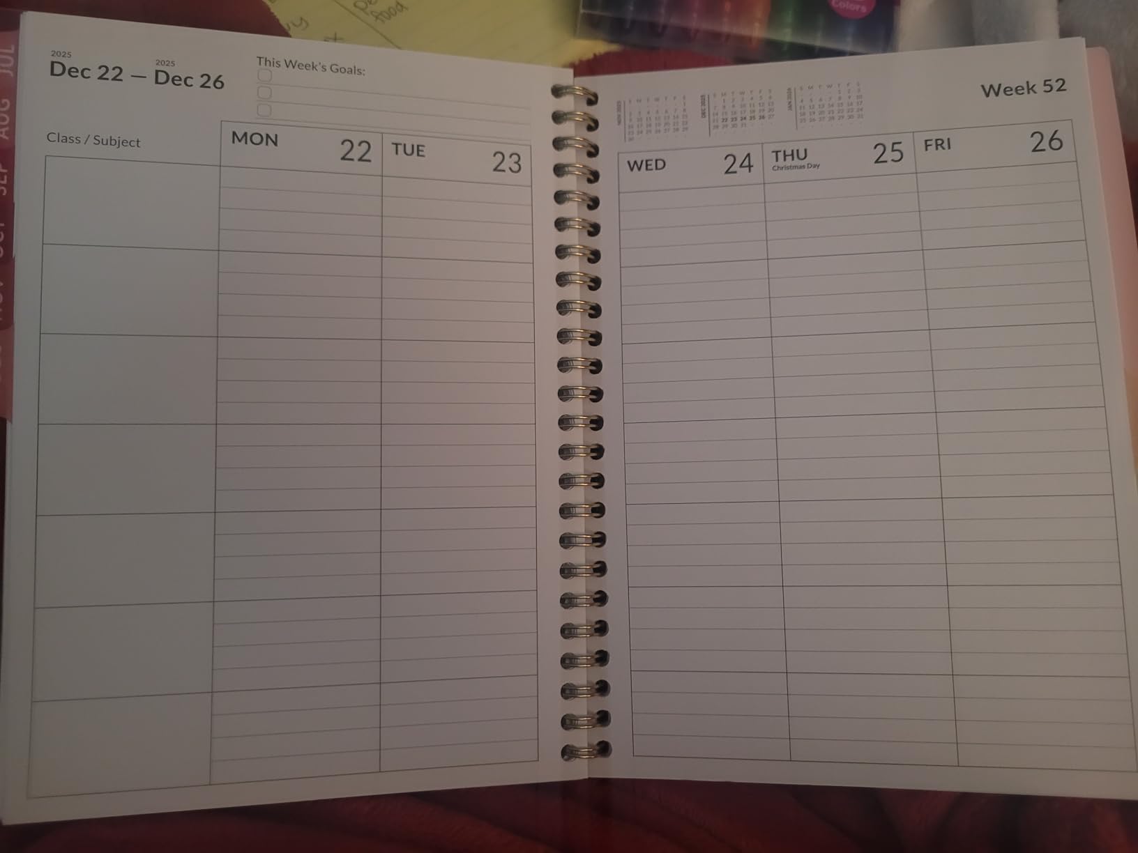 Teacher Planner 2026-2027, Forvencer Academic Planner 2026-2027, Jul 2026 - Jun 2027, 8.5