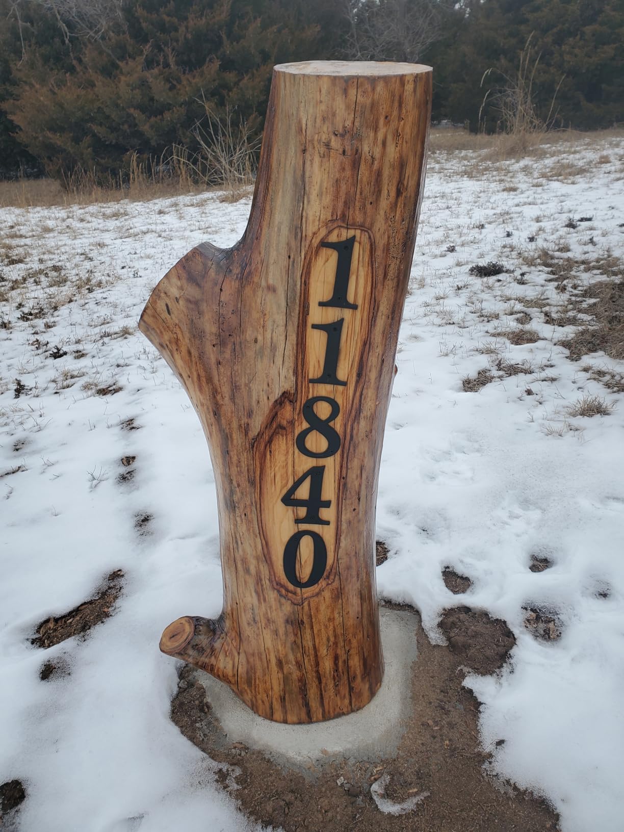 5 Inch Modern House Numbers for Outside, Large Metal Address Numbers for House, Anti-Rust Floating House Numbers with Nail Kits for Front Door Garden Mailbox, Black Zinc Alloy Style (Black 3) customer photo 1