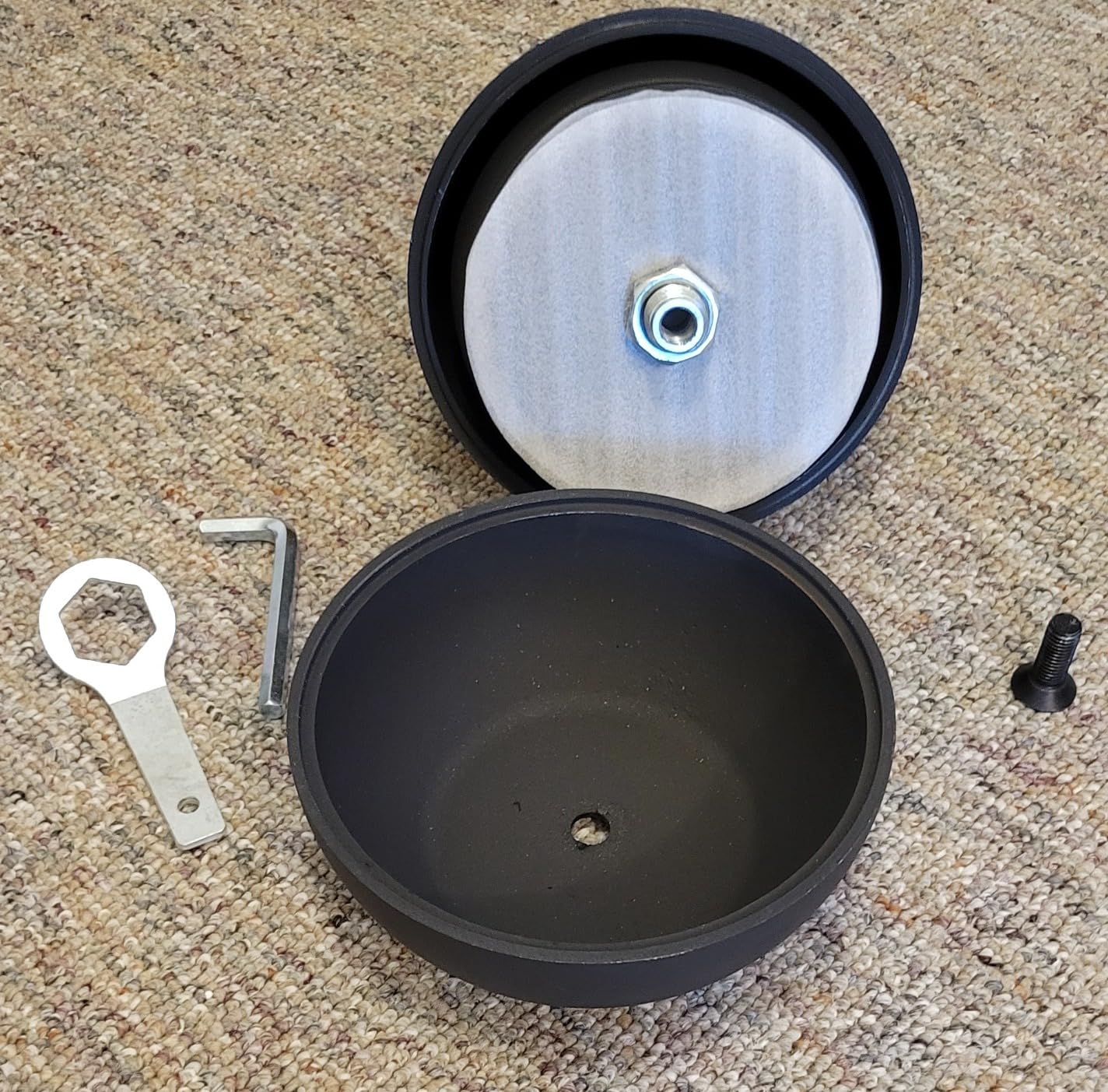 Adjustable Kettlebell Set [Bells of Steel] Kettle Bell Weight Set, Steel Shell, Internally-Loaded for Full Body Workouts, Competition Standard 35mm Handle customer photo 1