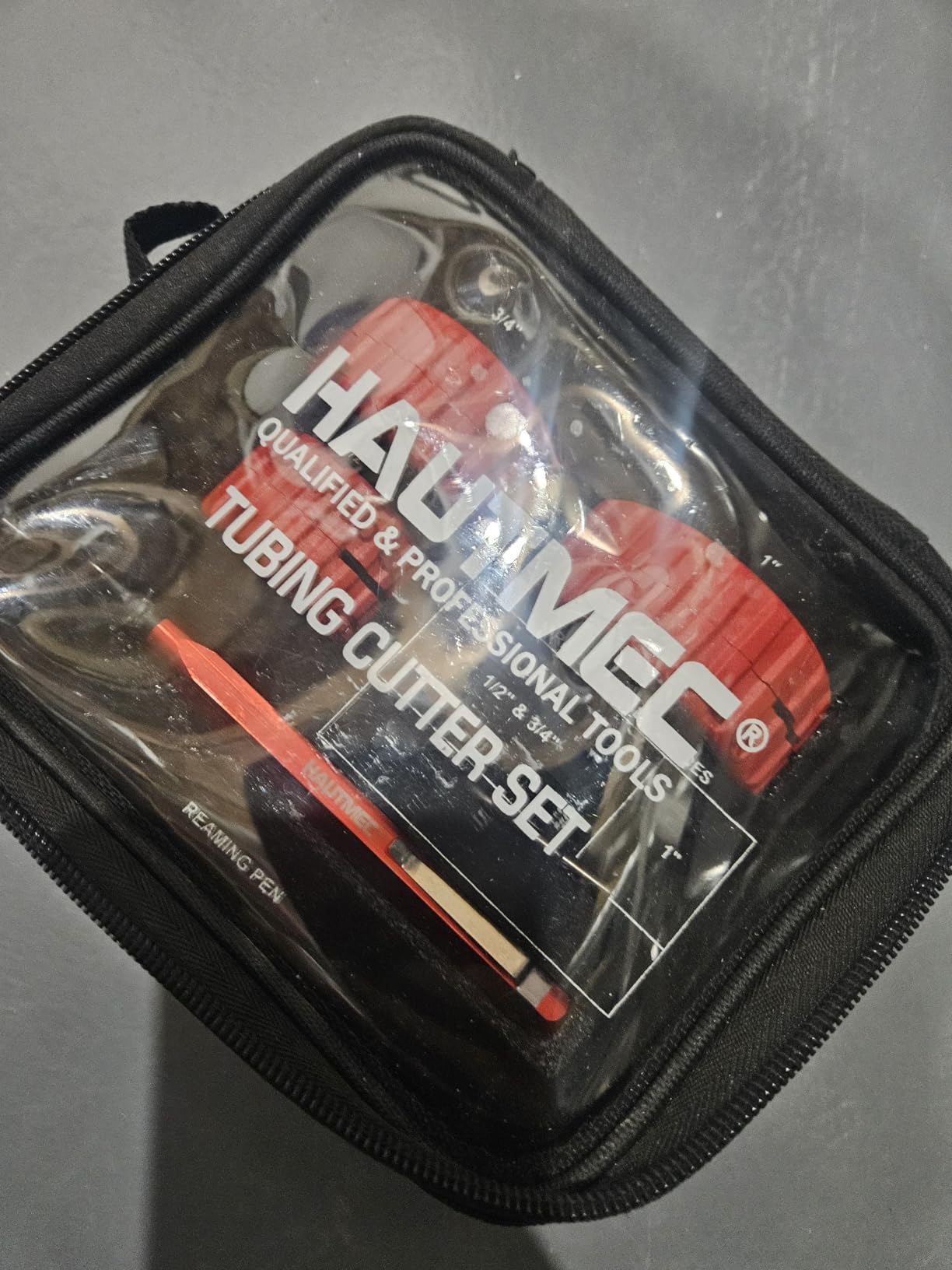 HAUTMEC Copper Tubing Cutter Set 3 PCS Copper Pipe Cutter Tool, In Portable Storage Case, Includes 1/2 in., 3/4 in., and 1 in. Cutters customer photo 2