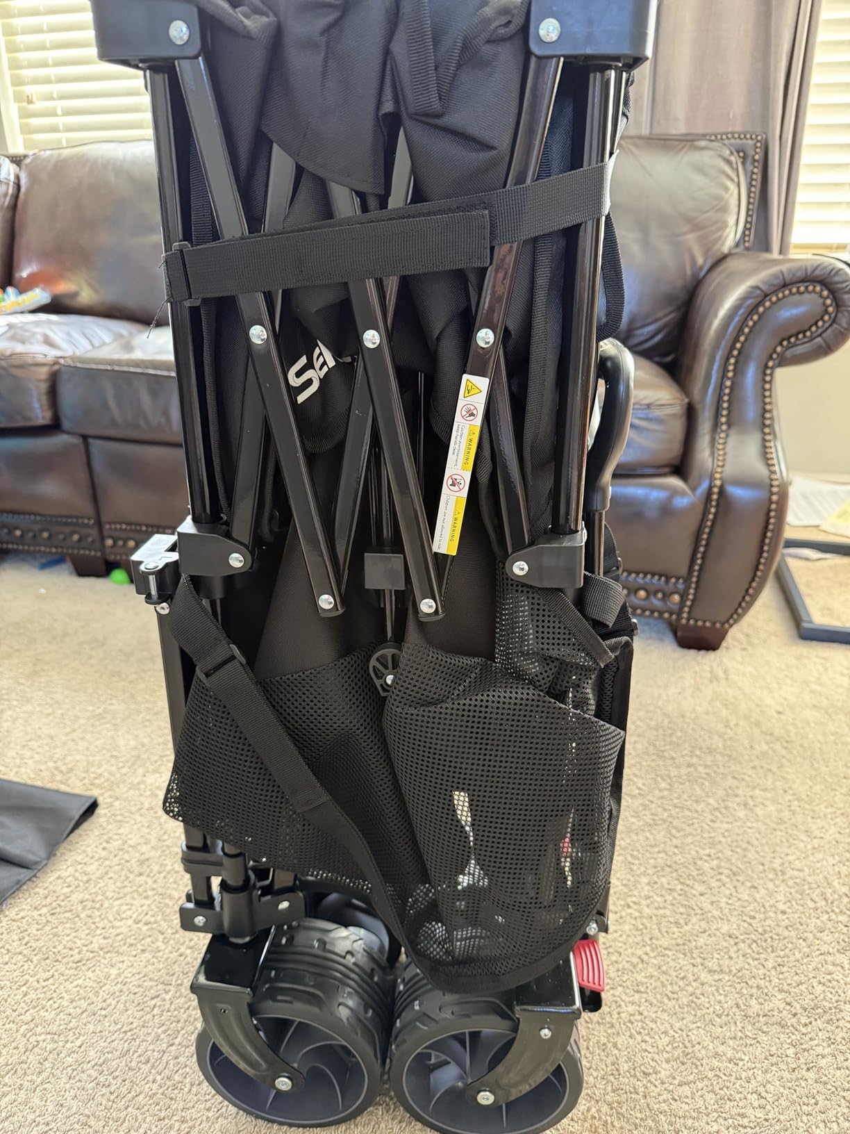 Sekey 500LBS Heavy Duty Double Decker Wagon with Extender, 400L Large Capacity Collapsible Garden Cart Fits 10x10 Canopy, All-Terrain Big Wheels with Brakes, Foldable Utility Wagon for Sports, Camping customer photo 1