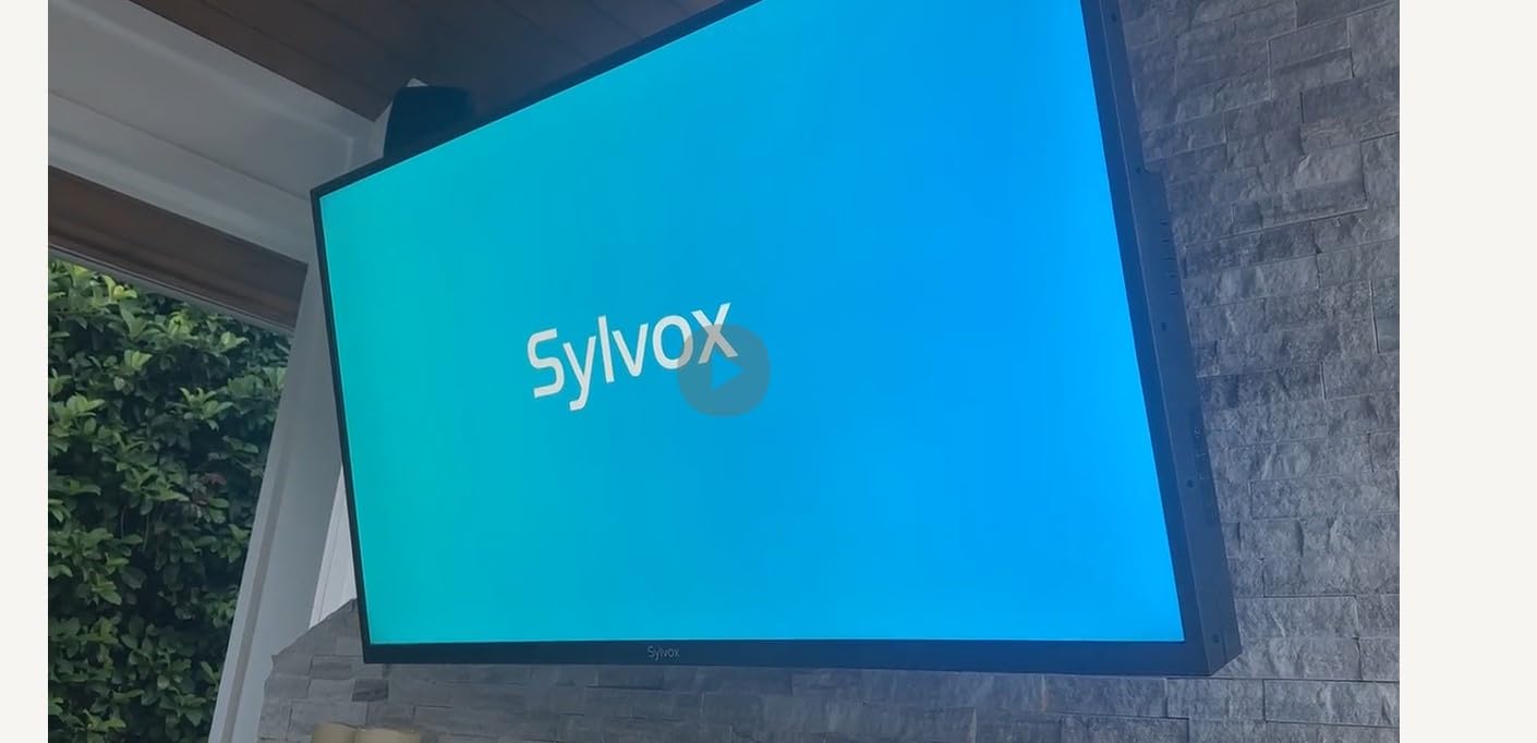 SYLVOX Outdoor TV, 65 inch Smart TV Waterproof Outdoor TVs, 4K Weatherproof Television for Outside,Support Google Assistant & Chromecast, 1000 nit Brightness Partial Sun (Deck Pro 2.0/2024) customer photo 1