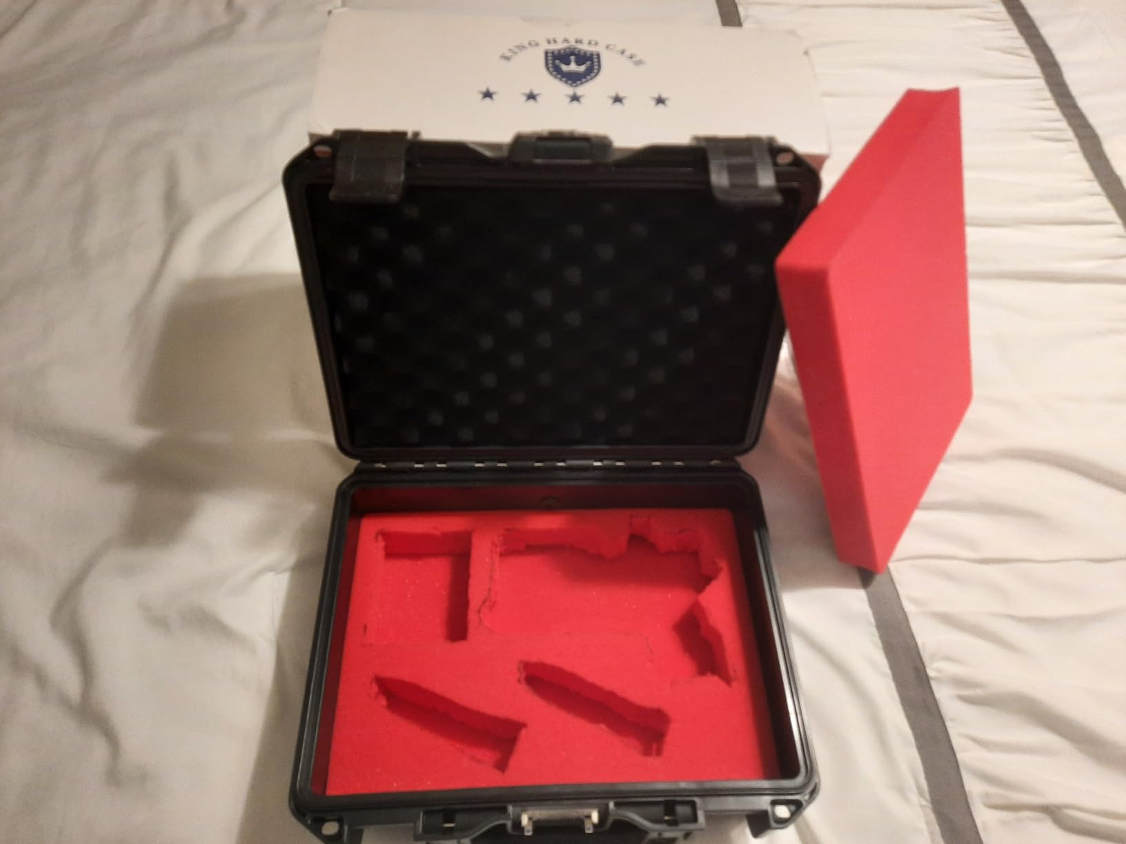 TSA Gun Case for Handgun, TSA Approved Firearm Travel Case, Waterproof & Shock Proof Lockable handgun case, 10.6