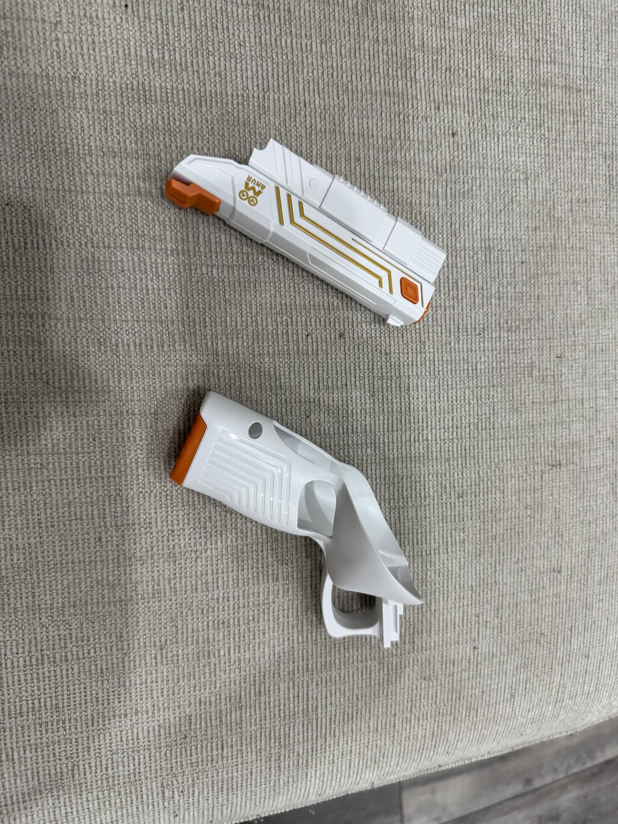 AMVR VR G-un Stock Attachment Compatible with Meta/Oculus Quest 3S/Quest 3 Accessories, Weighted P-istoI Grip Enhance FPS Game Experience Holding Feel, VR Accessories for Anti Slip Handle Shell Cover customer photo 2