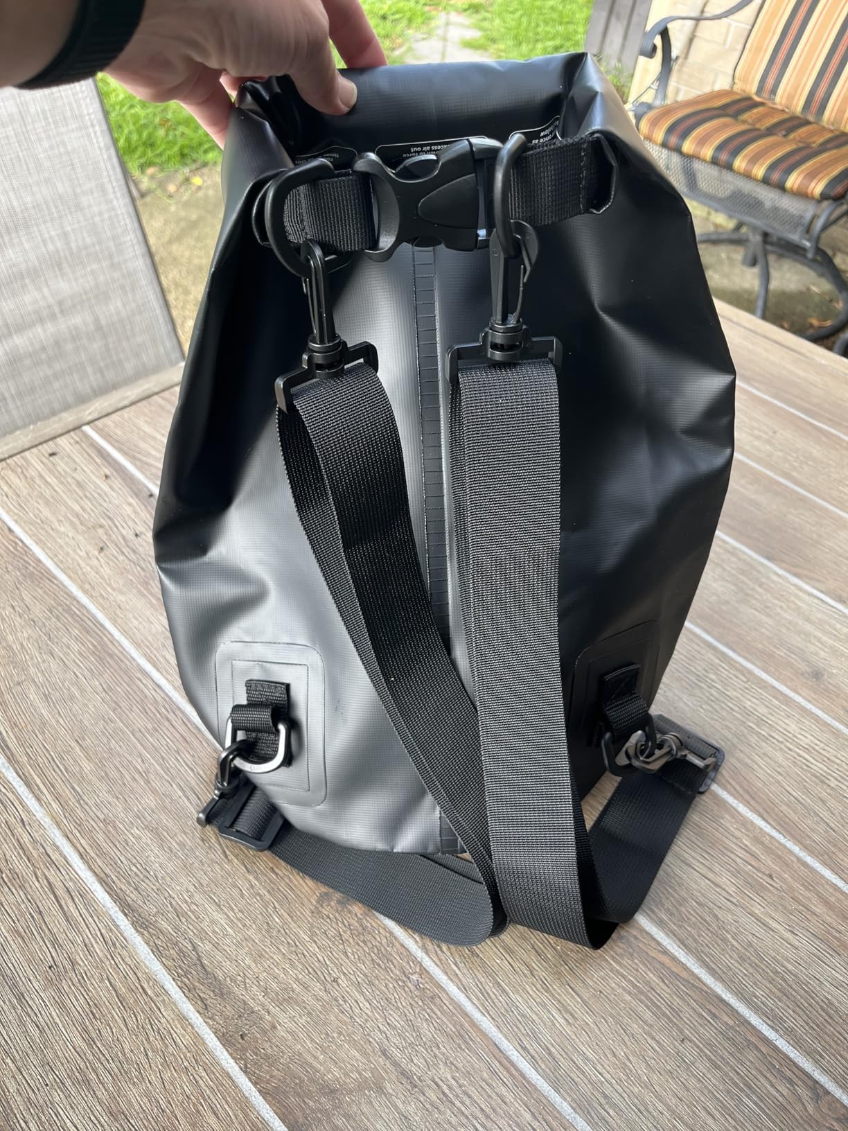 Bear Bag Hanging Kit - 10L Waterproof Bear Proof Food Storage Bag, 2 Straps, Rock Sack & 2 Ropes with 4 Safety Clips for Hiking, Kayaking, Camping, Outdoor Adventures customer photo 1