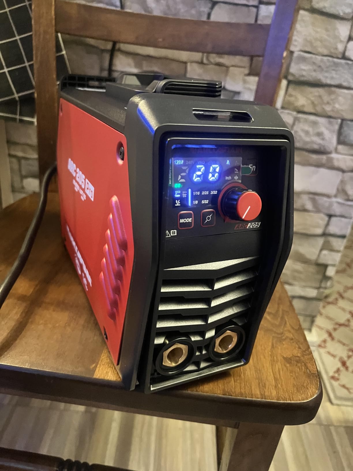 ARCCAPTAIN iControl ARC205 Pro Stick Welder, [APP Control] 205Amp ARC/Lift TIG Welding Machine, Large LED Display, IGBT Inverter 120V/240V MMA Welder with Hot Start, Arc force, and Anti-Stick customer photo 1