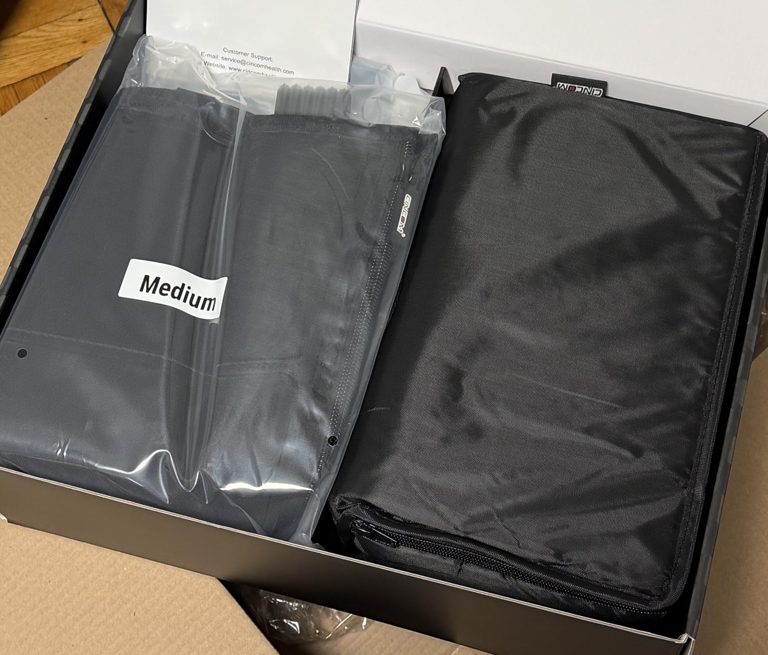 CINCOM Air Compression Recovery System - 6-Zone Professional Dynamic Pressure Leg Massager Boots for Circulation Improvement & Muscle Recovery, Compression Therapy for Athletes, FSA-HSA Eligible customer photo 5