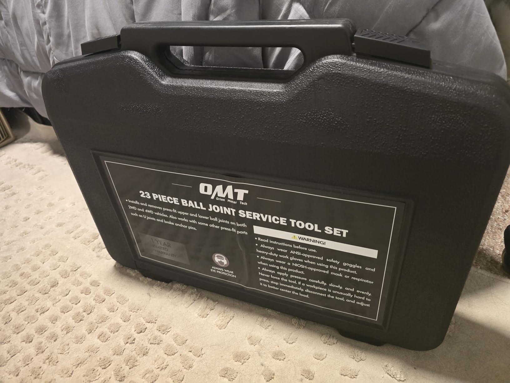 Orion Motor Tech Master Ball Joint Press Kit, 23pc Ball Joint Press & U Joint Removal Kit with Sockets and Universal Adapters, Heavy Duty Ball Joint Tool Set customer photo 1