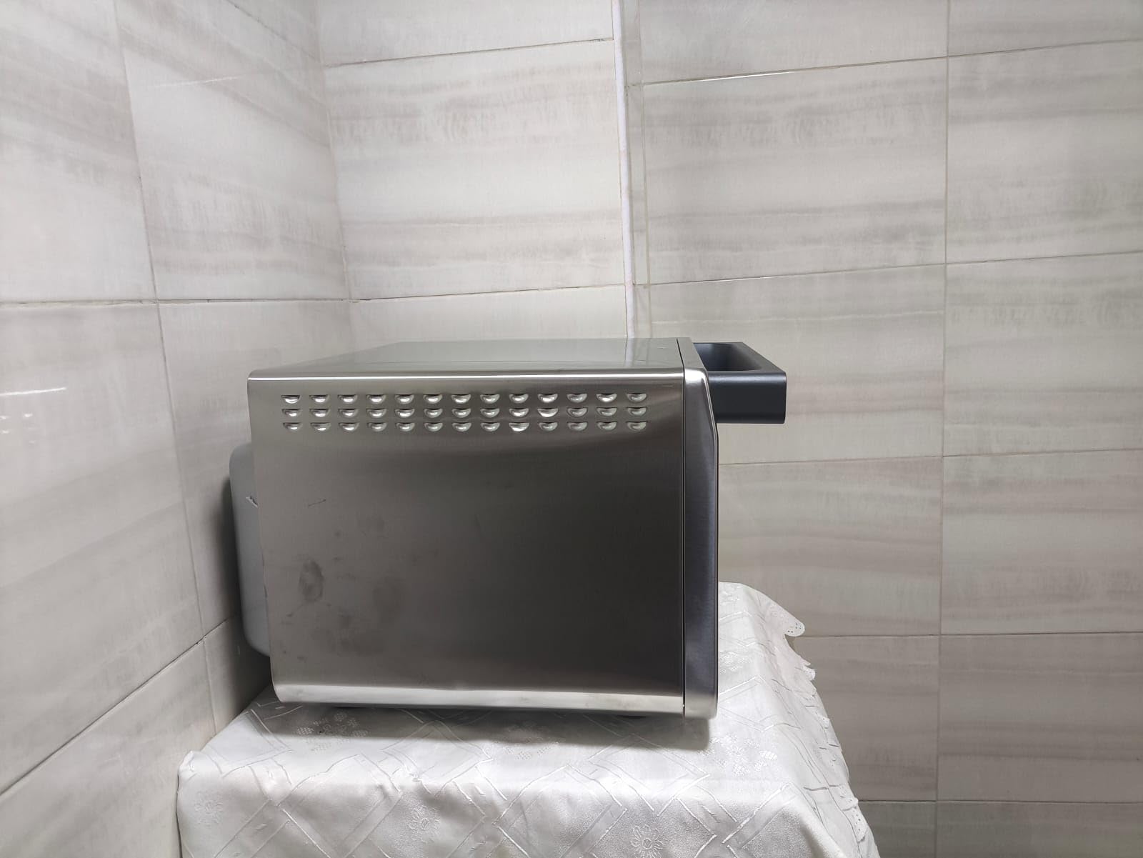 Ninja Prestige Smart XL with Pro Cook System 10-in-1 Air Fry Digital Countertop Convection Toaster Oven with Air Fry, Air Roast, Broil & Bake, Pro Cook Thermometer, 1800 Watts, Stainless Steel, DT551 customer photo 1