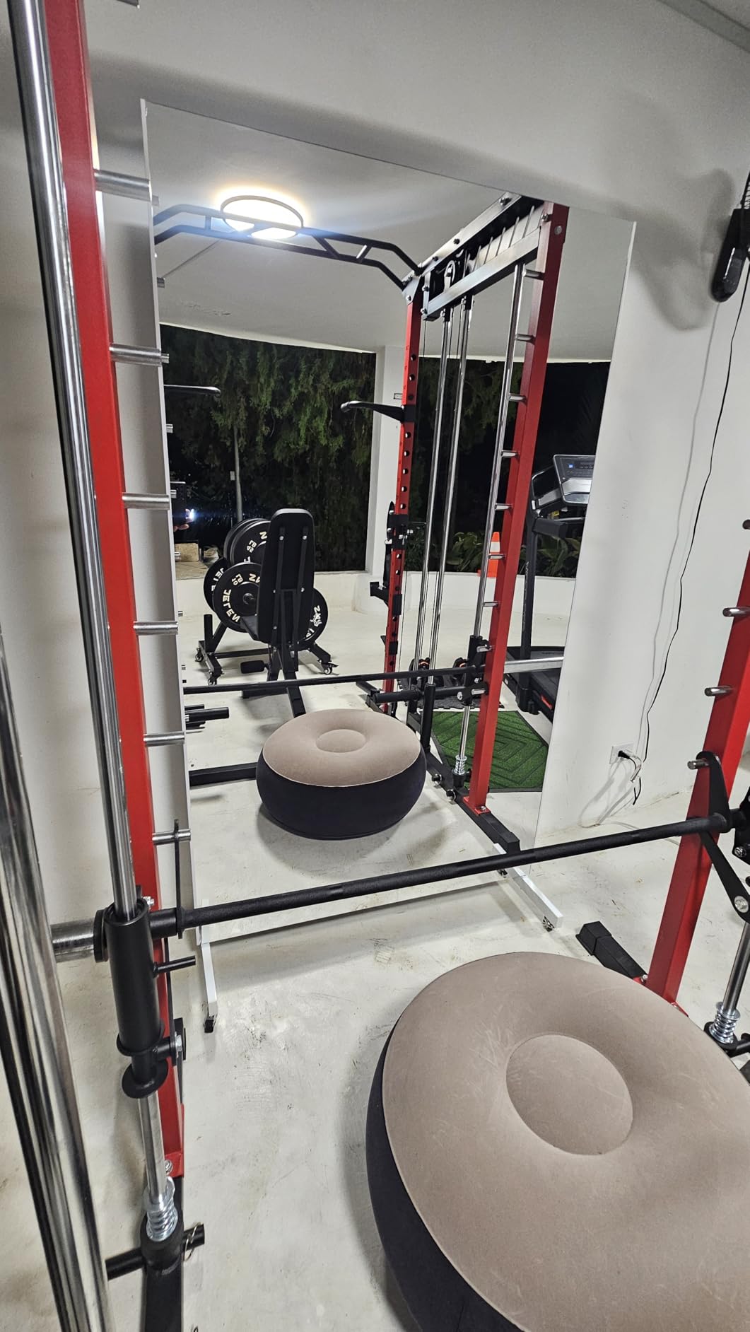 brisafe NanoMirror Non-Glass Ultra-Light 9.5 lbs Home Gym on Wheels, 67