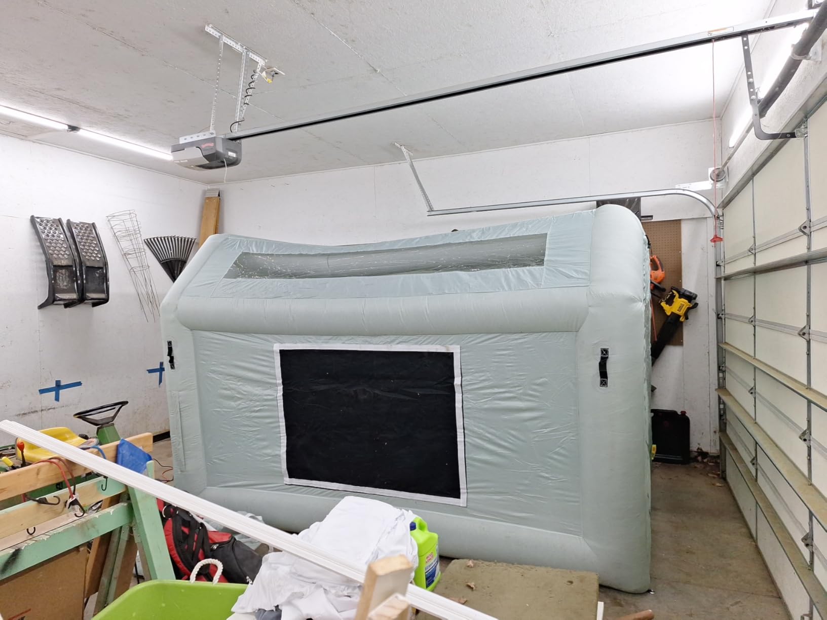 Portable Inflatable Paint Booth Tent with Powerful Blower Inflatable Spray Booth with Air Filter System, Blow Up Paint Booth customer photo 1