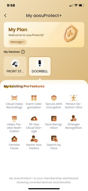 aosu Doorbell Camera Wireless- Head-to-Toe View, 2.4GHz WiFi Video Doorbell with Chime, Support Local Storage,Smart Human Detection, Works with Alexa &Google Assistant customer photo 2