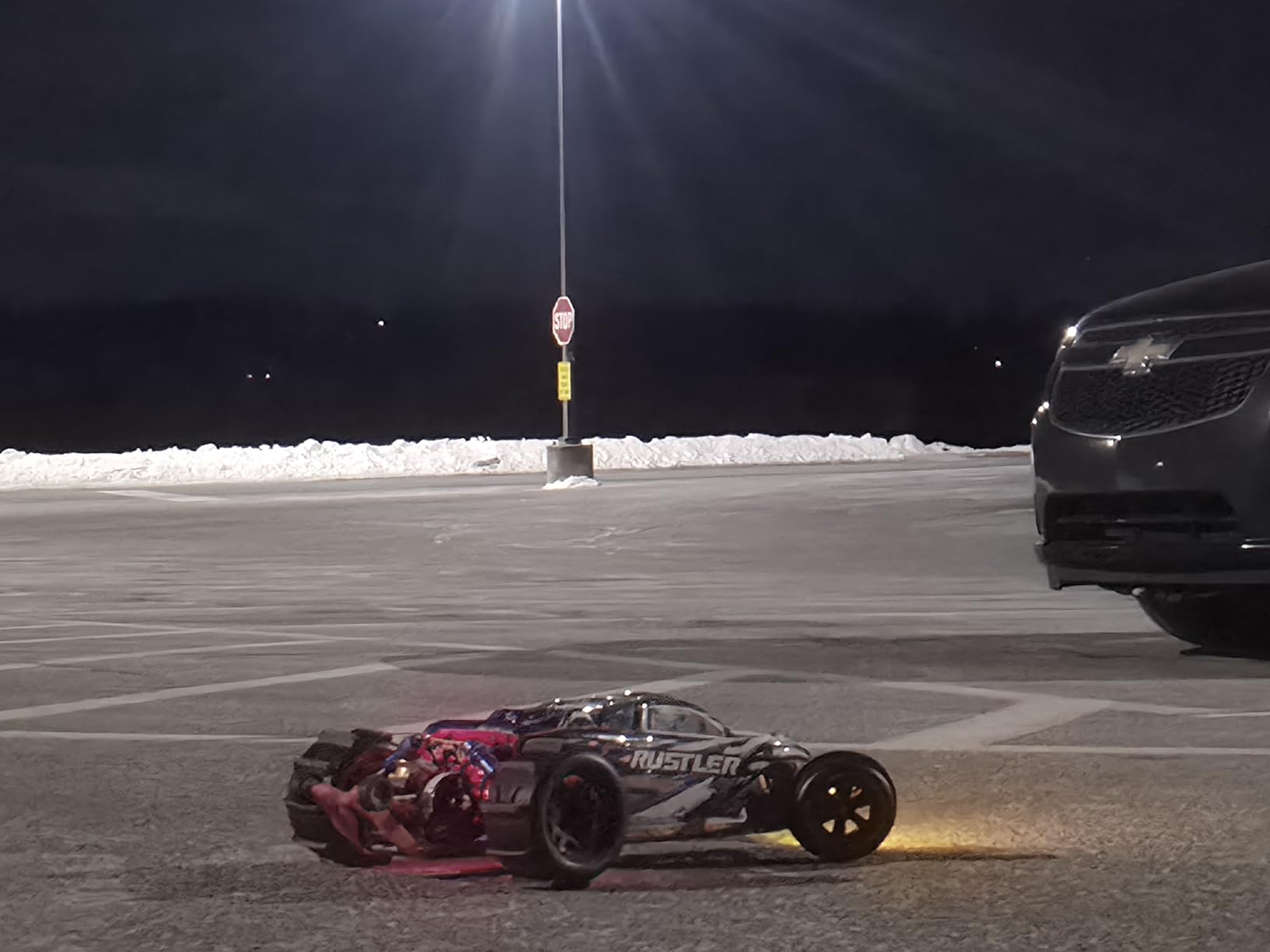 AMORIL RC Paddle Tires, 4PCS Off Road Snow Sand Rubber Tires Hexagon(Side to Side) 12mm Wheels Replacement for 1/10 Truck customer photo 2