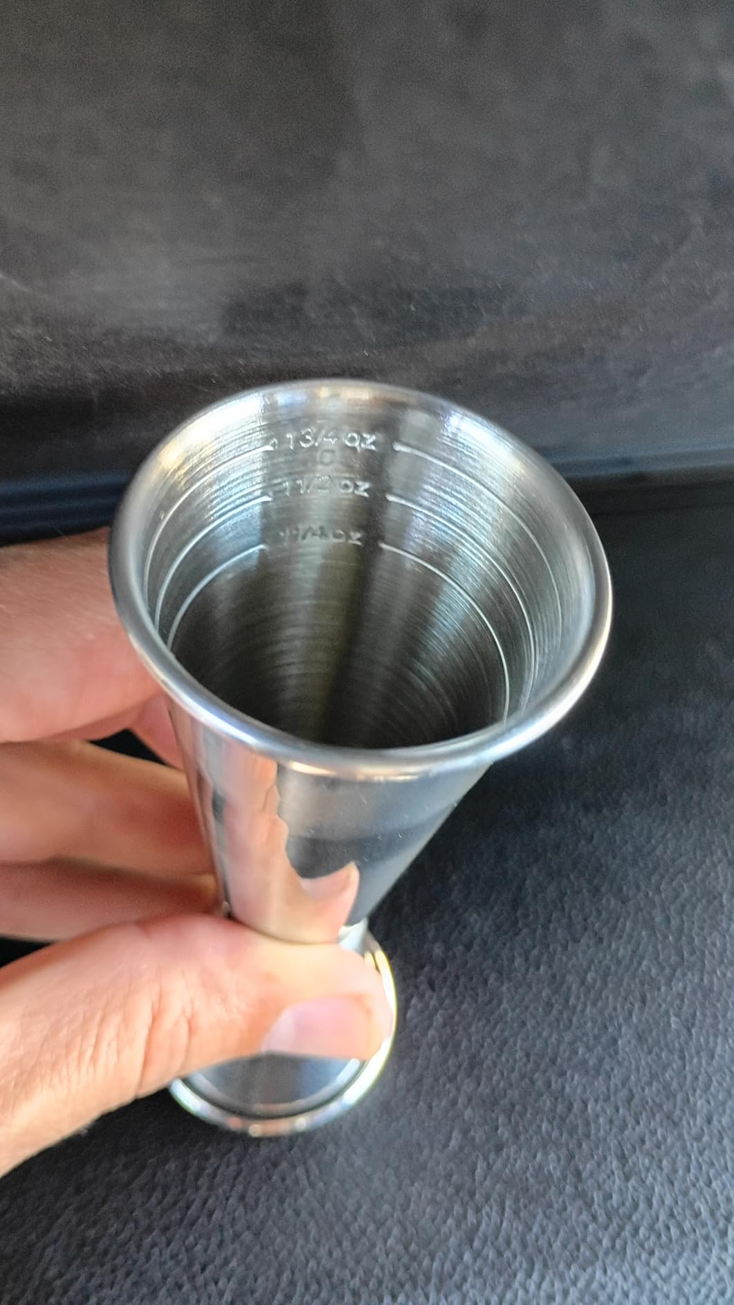 Lexenic 2oz 1oz Premium Japanese Jigger with 7 Measurements Inside for Bartender, 304 Stainless Steel Heavy-Duty Jigger customer photo 2