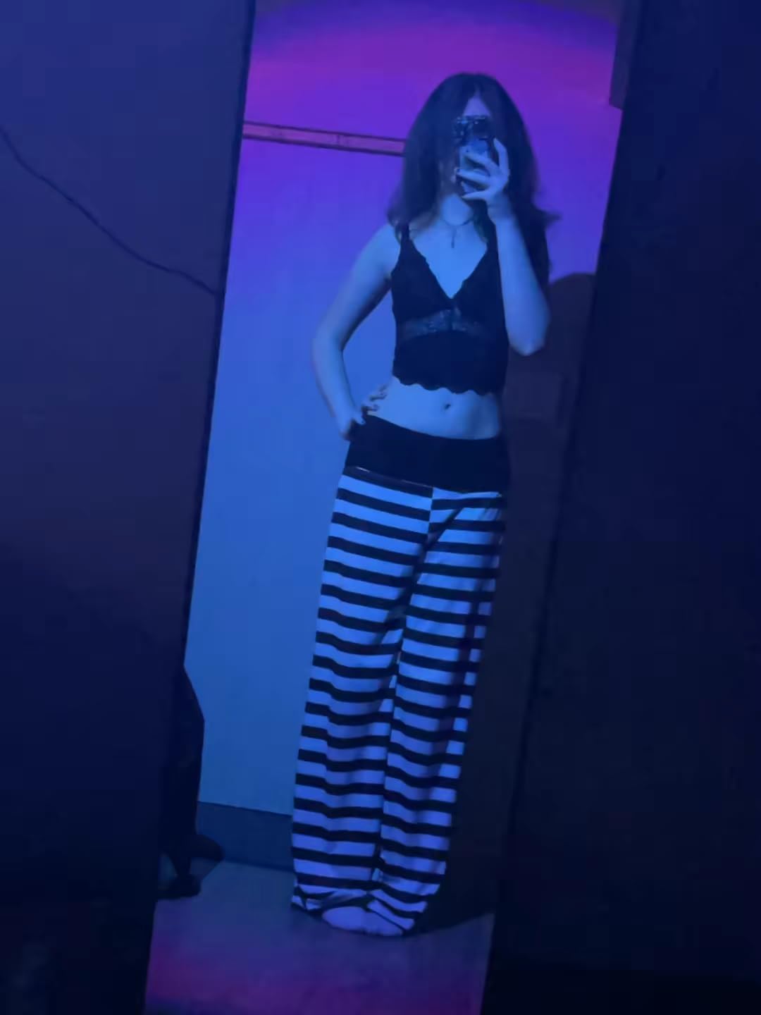 Delma Home Gym Mirror,54''x28''x2PCS,Large Full Body Tempered Glass Frameless, Wall-Mounted for Gym, Yoga, Garage, Bedroom, Bathroom customer photo 1