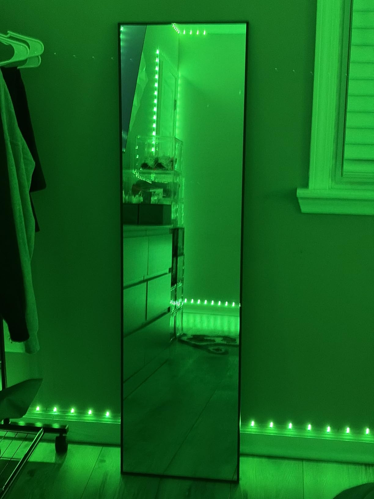 Delma Home Gym Mirror,54''x28''x2PCS,Large Full Body Tempered Glass Frameless, Wall-Mounted for Gym, Yoga, Garage, Bedroom, Bathroom customer photo 2